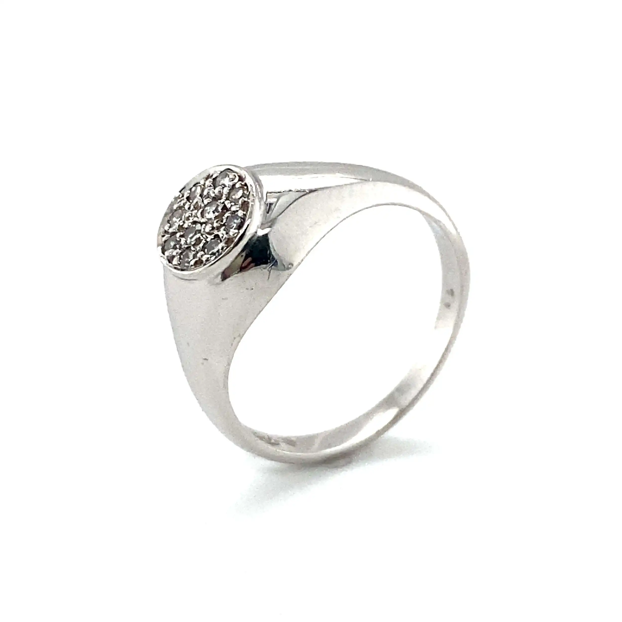 Ring Weißgold mit Diamanten Ring Weißgold mit Diamanten