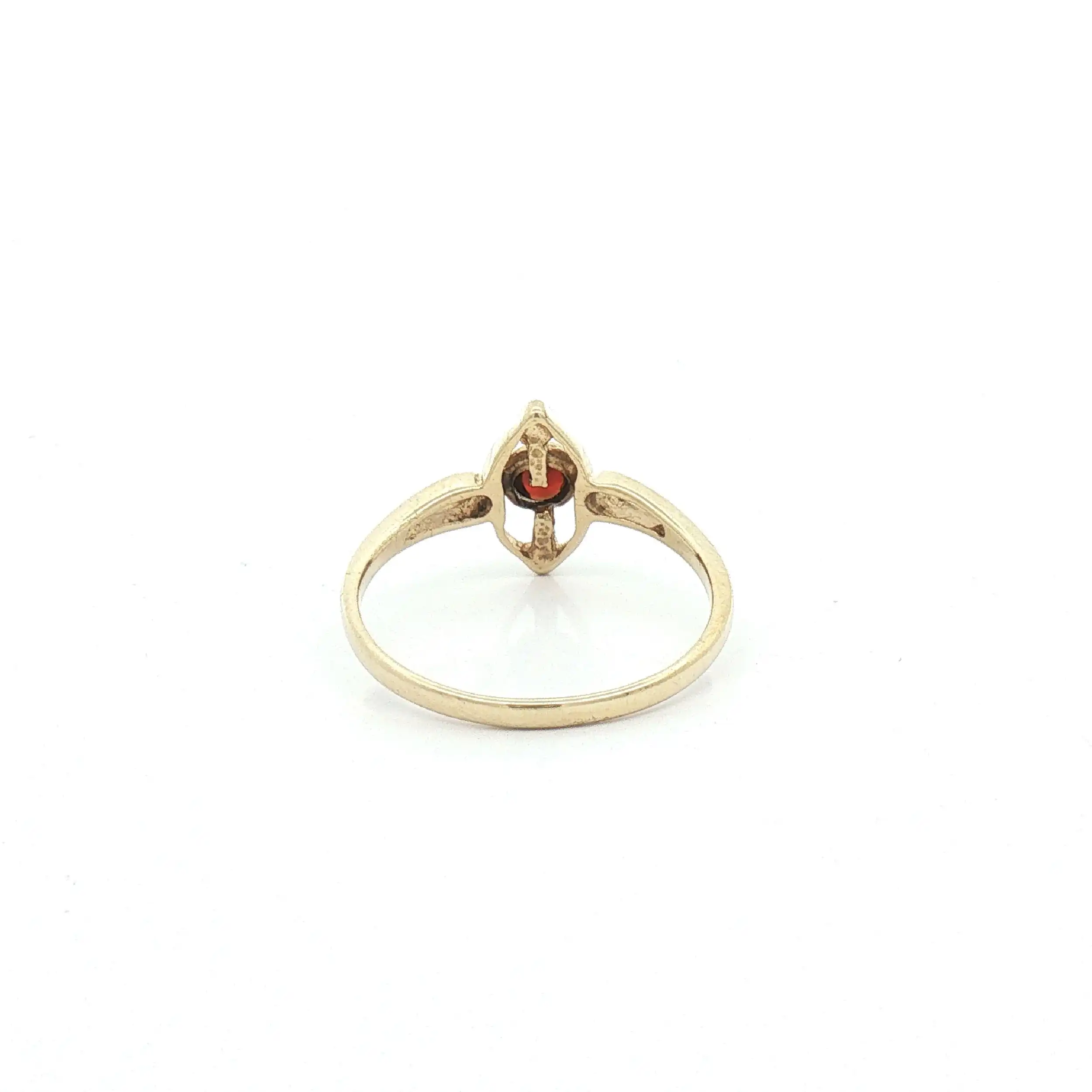 Ring Gelbgold mit Granat