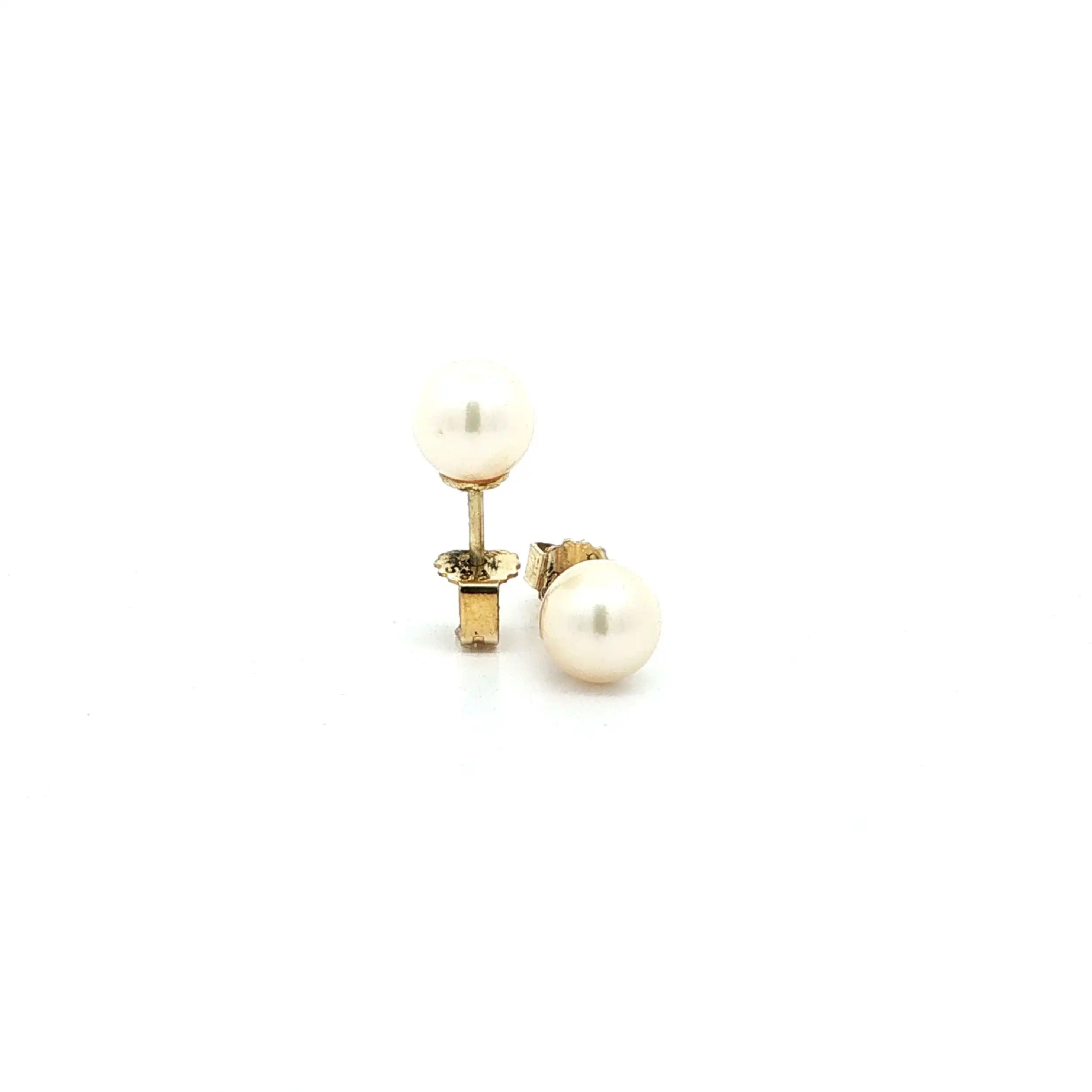 Ohrstecker Gelbgold mit Perle Ohrstecker Gelbgold mit Perle