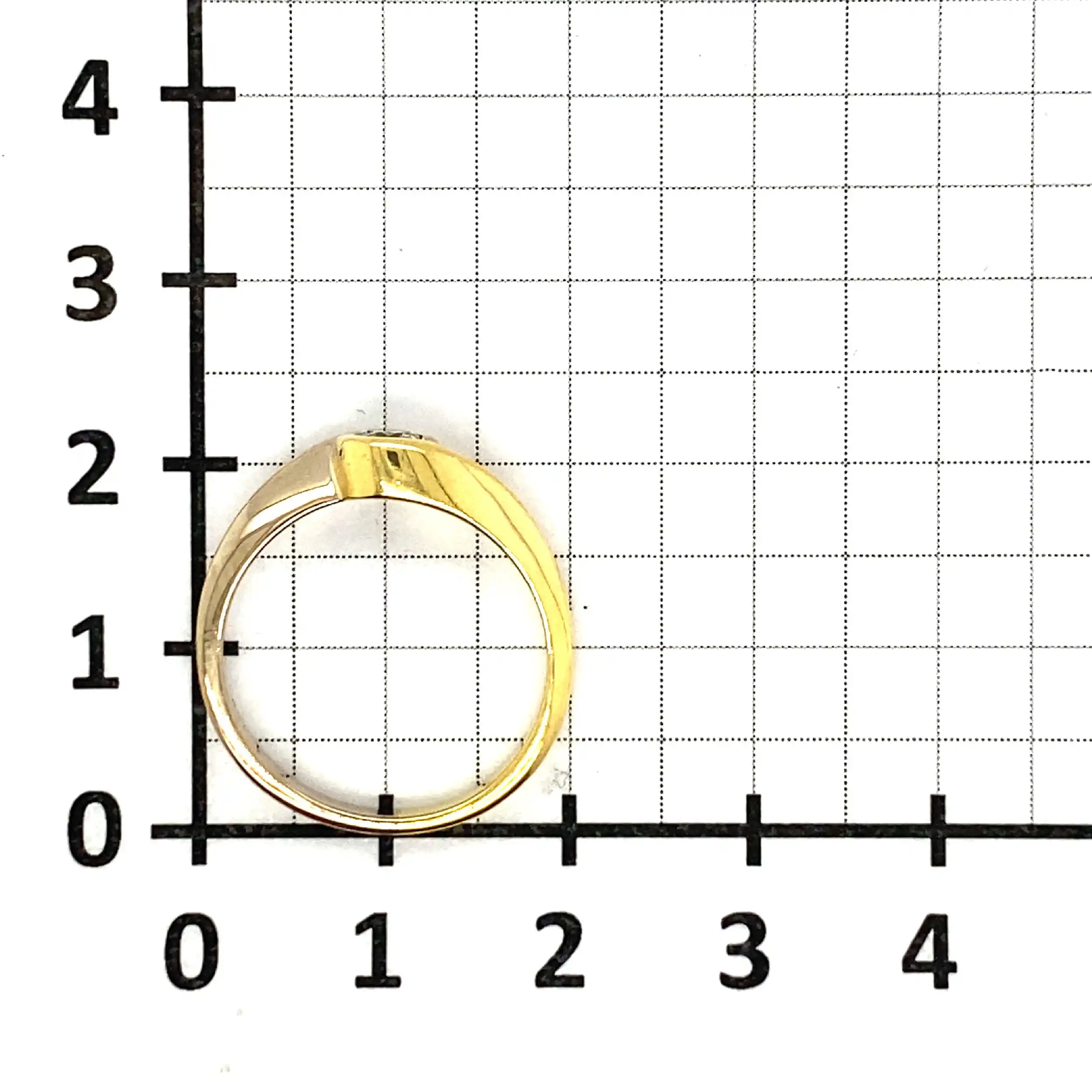 Ring Bicolor mit Brillant Ring Bicolor mit Brillant