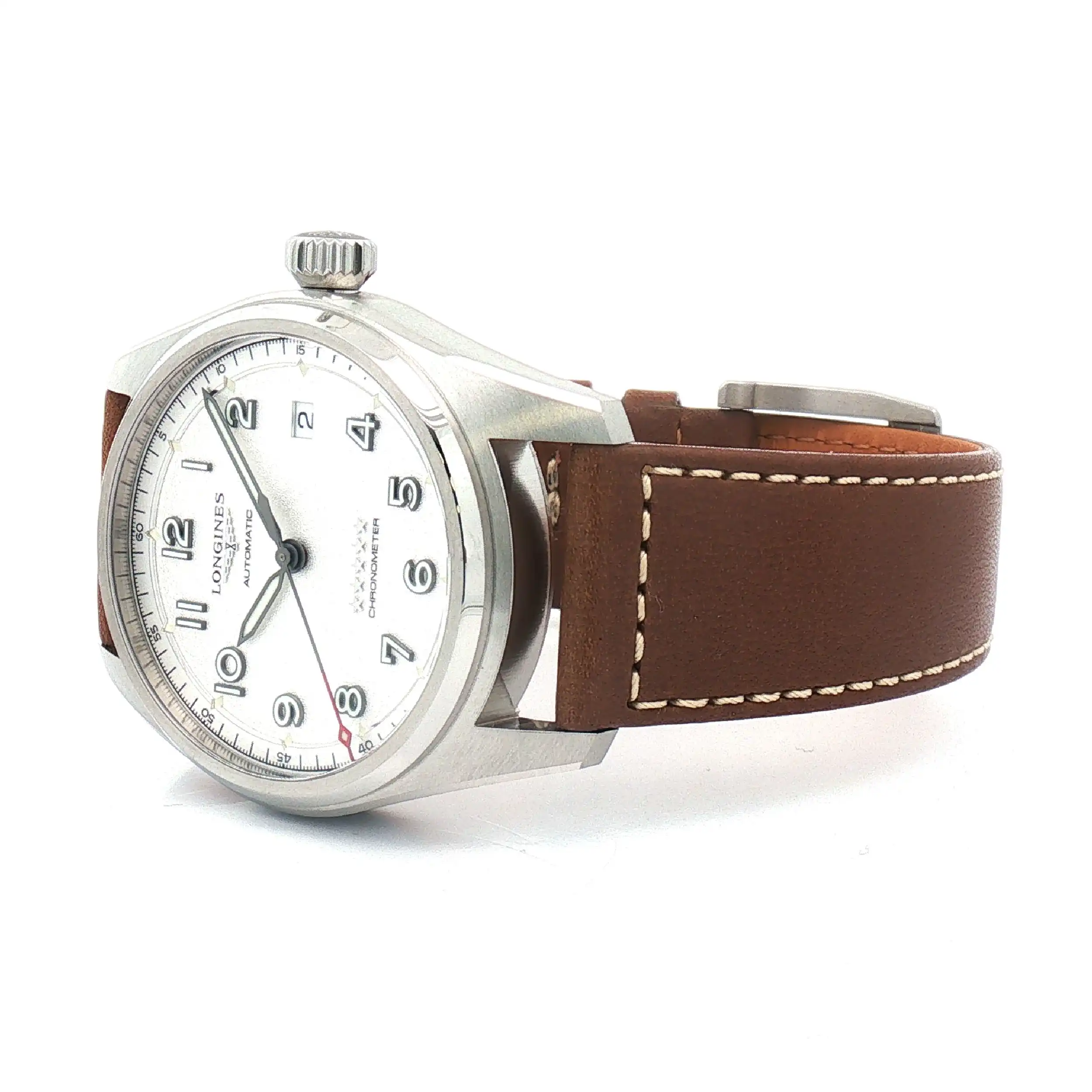 Herrenuhr Longinges Spirit Automatic Silver Dial im Full-Set