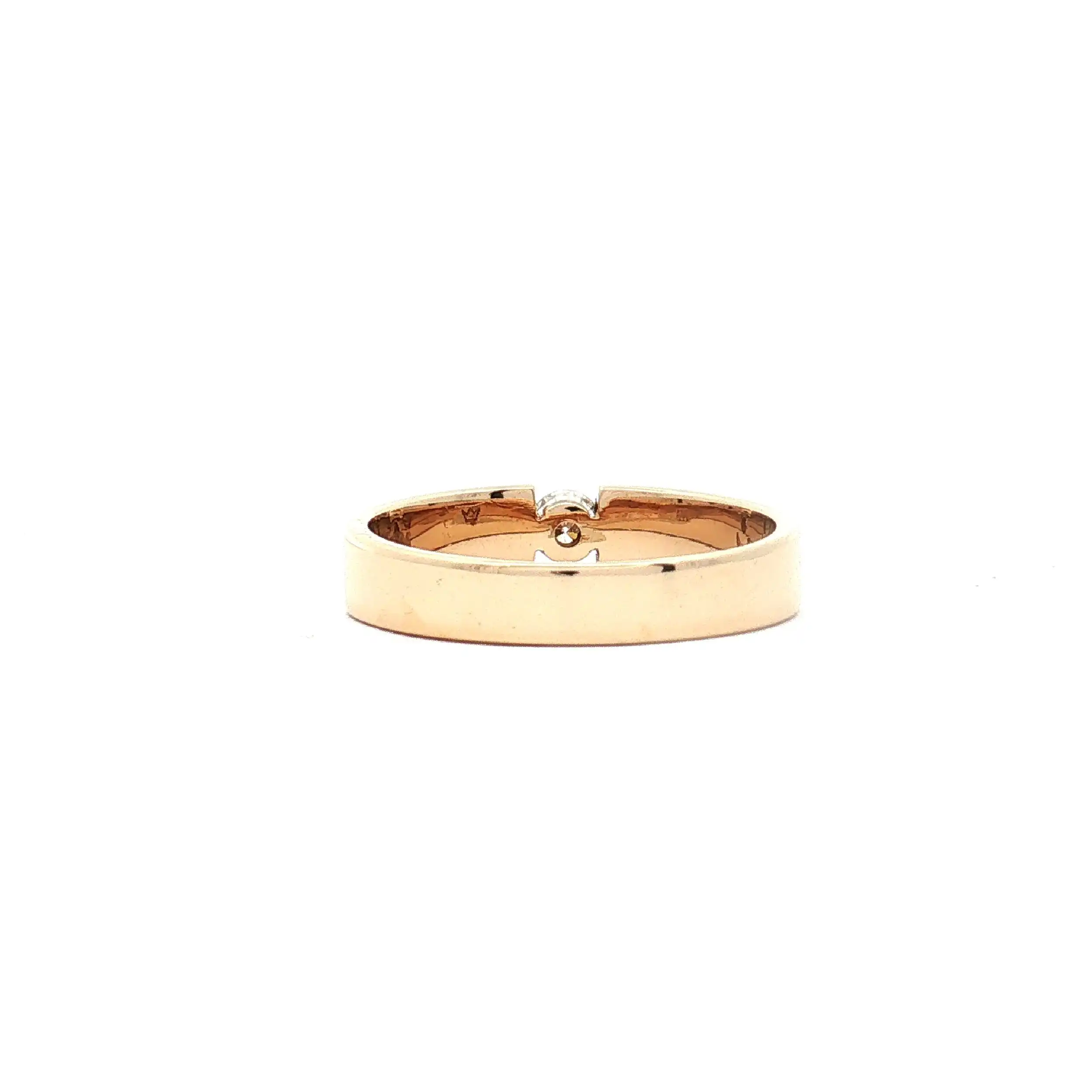 Ring Gelbgold mit Brillant Solitär