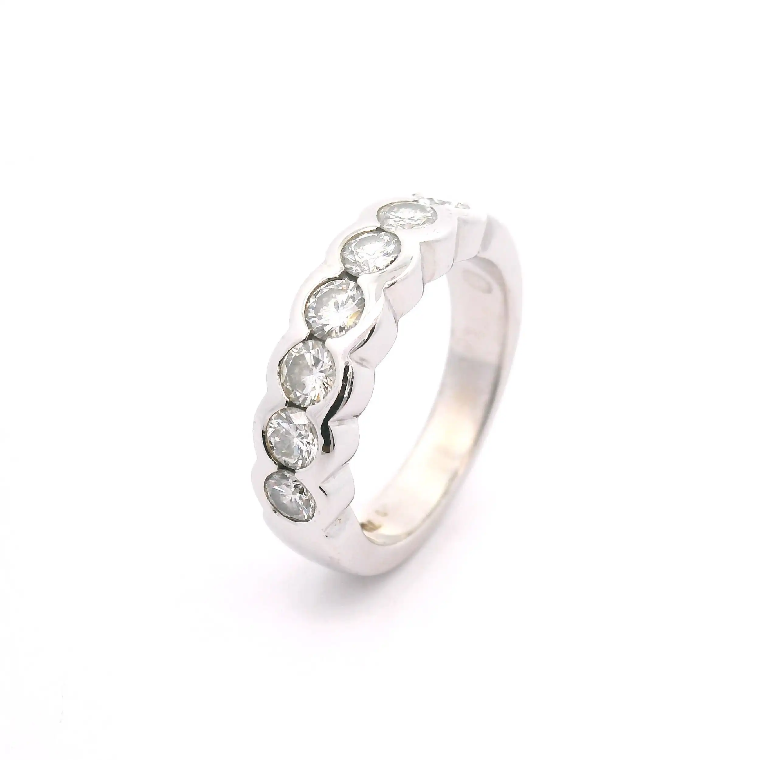 Ring Weißgold mit Brillanten Ring Weißgold mit Brillanten