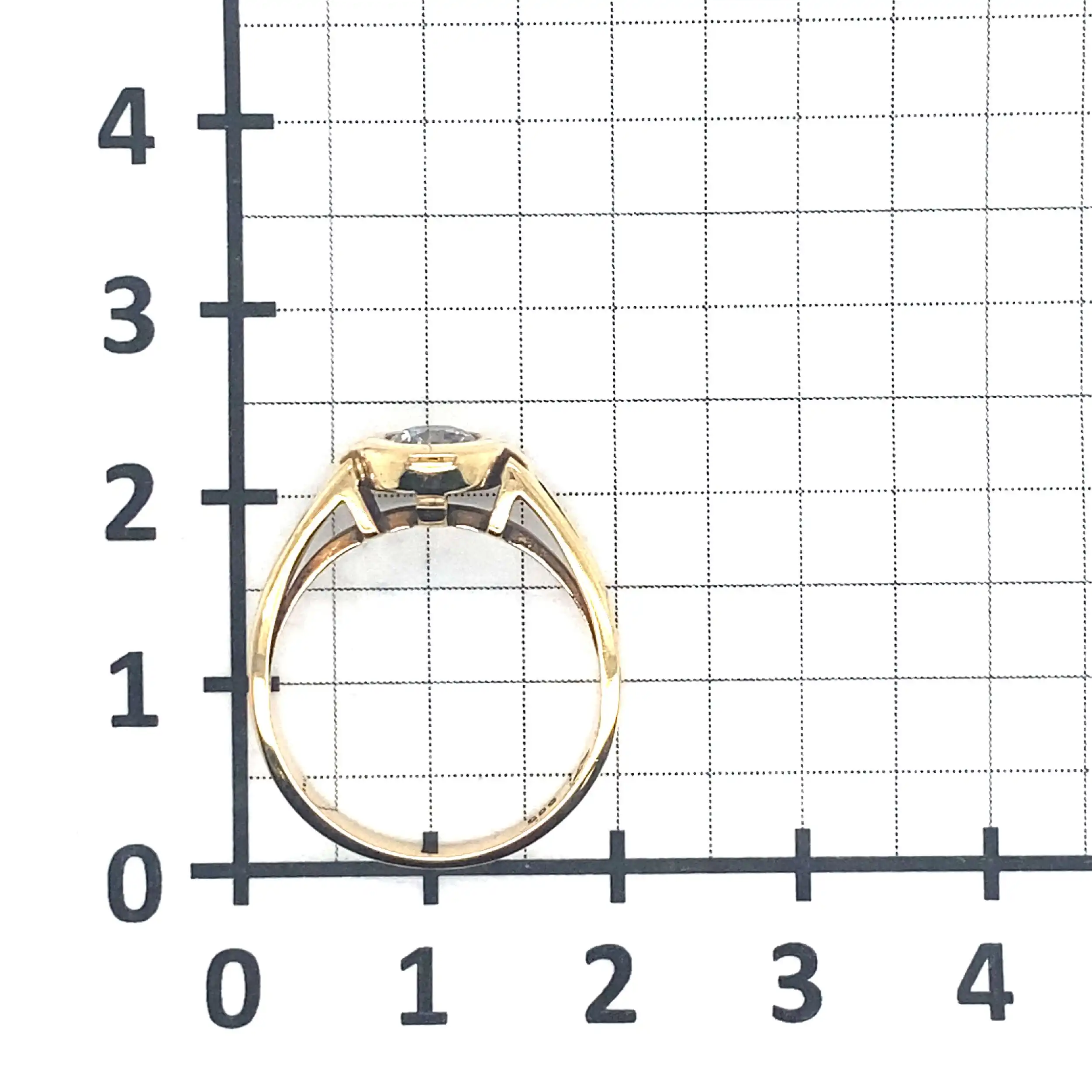 Ring Gelbgold mit Altschliffdiamant Ring Gelbgold mit Altschliffdiamant