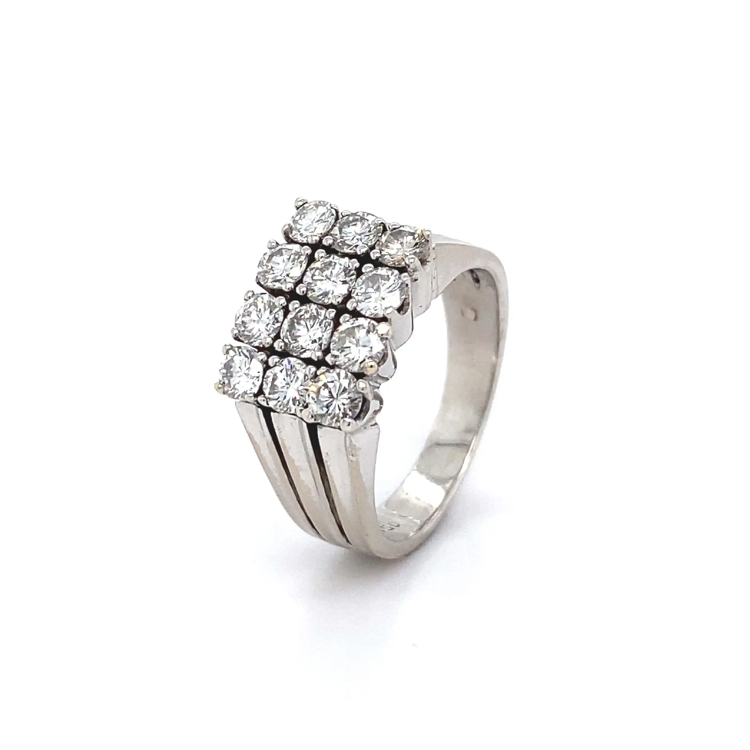 Ring Weißgold mit Brillanten Ring Weißgold mit Brillanten