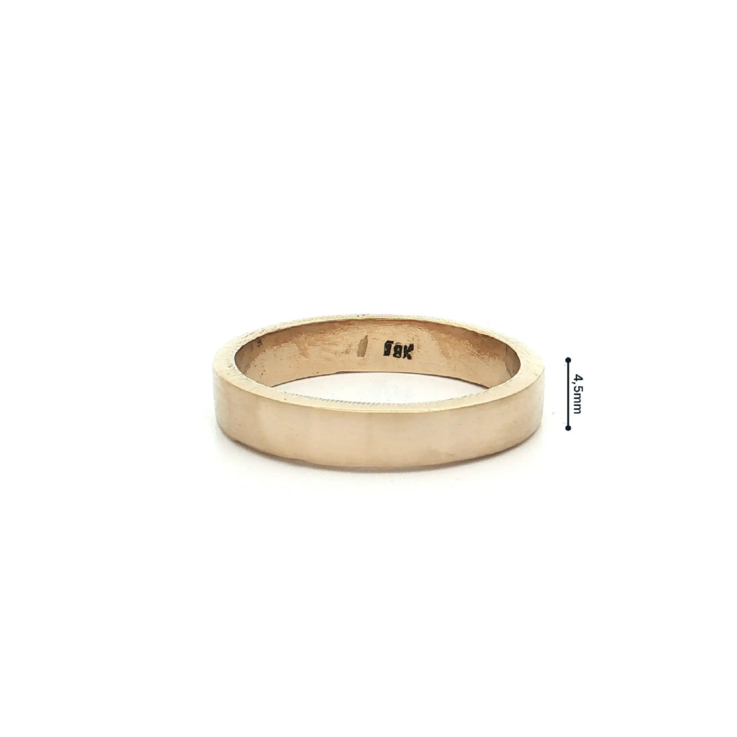 Ring Gelbgold mattiert