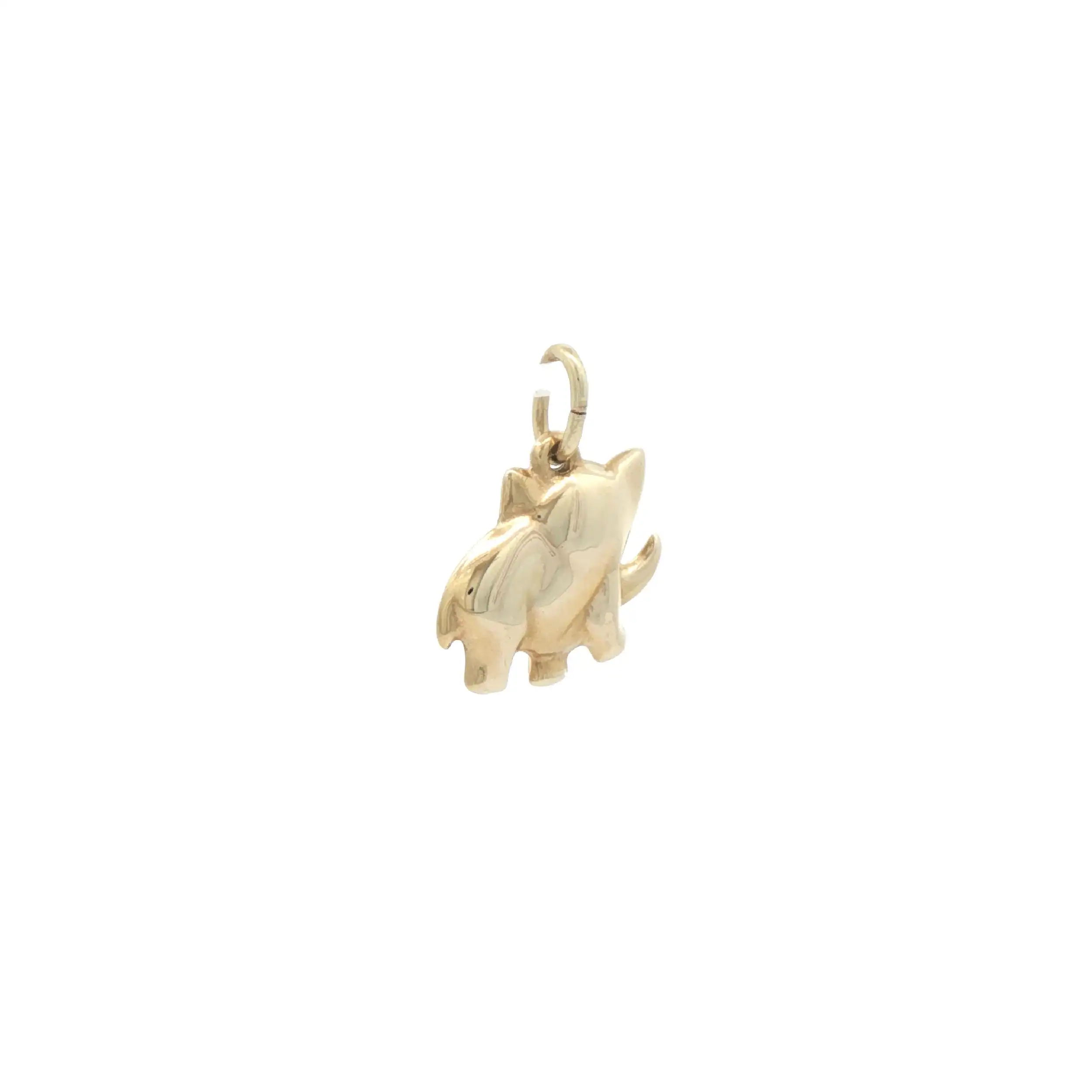 Anhänger Gelbgold Elephant
