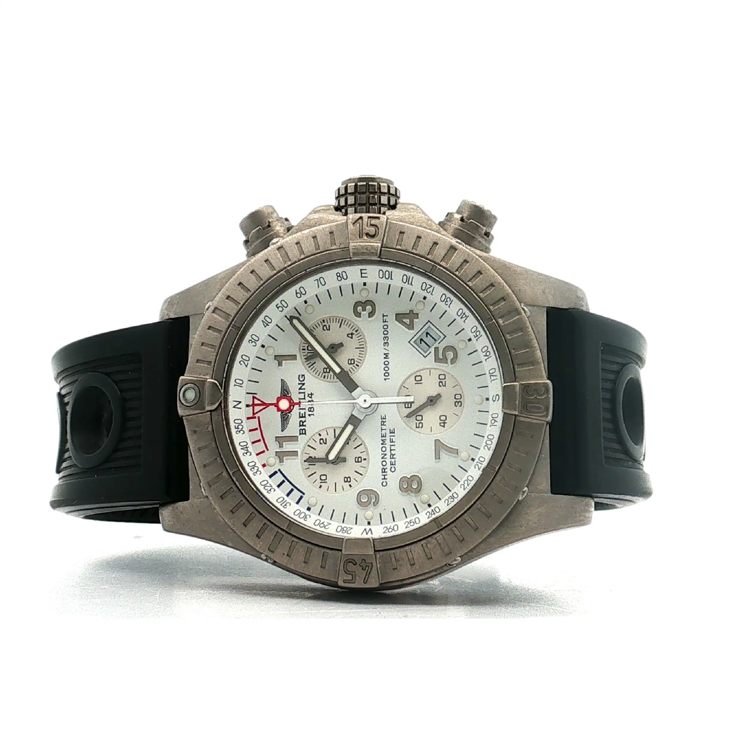 Herrenuhr Breitling Avenger M1 mit Box und Händler Zertifikat und Rechnung