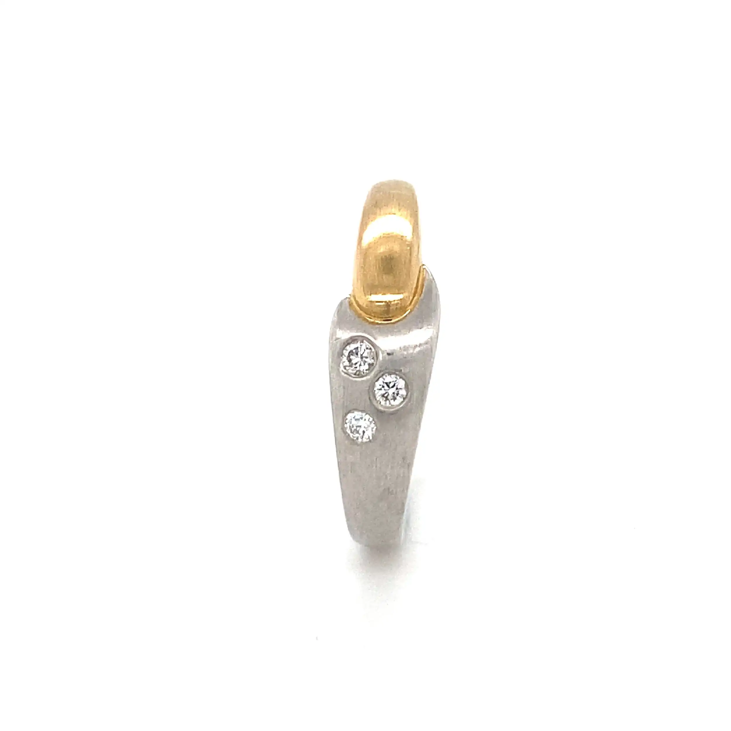 Ring Platin/Gelbgold mit Brillanten Ring Platin/Gelbgold mit Brillanten