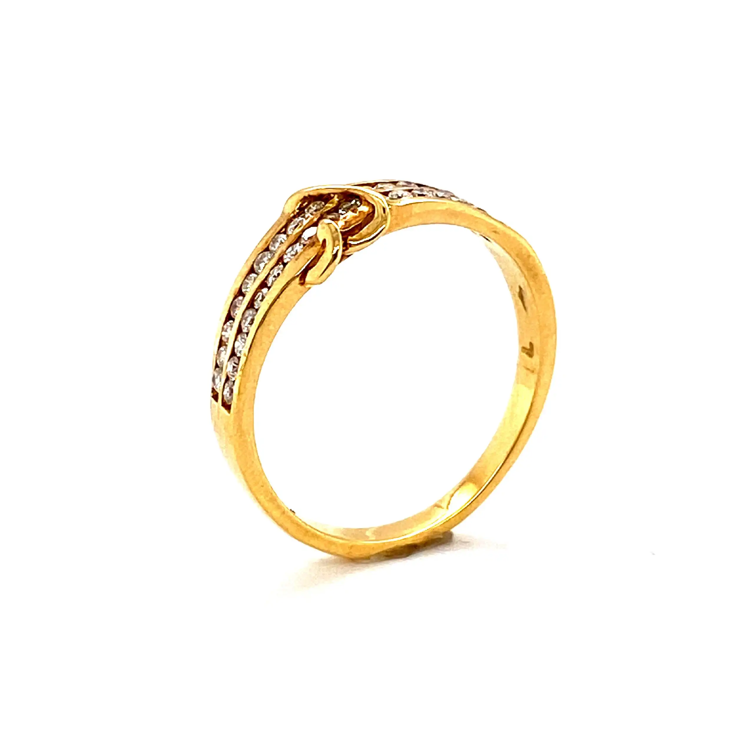 Ring Gelbgold mit Brillanten Ring Gelbgold mit Brillanten