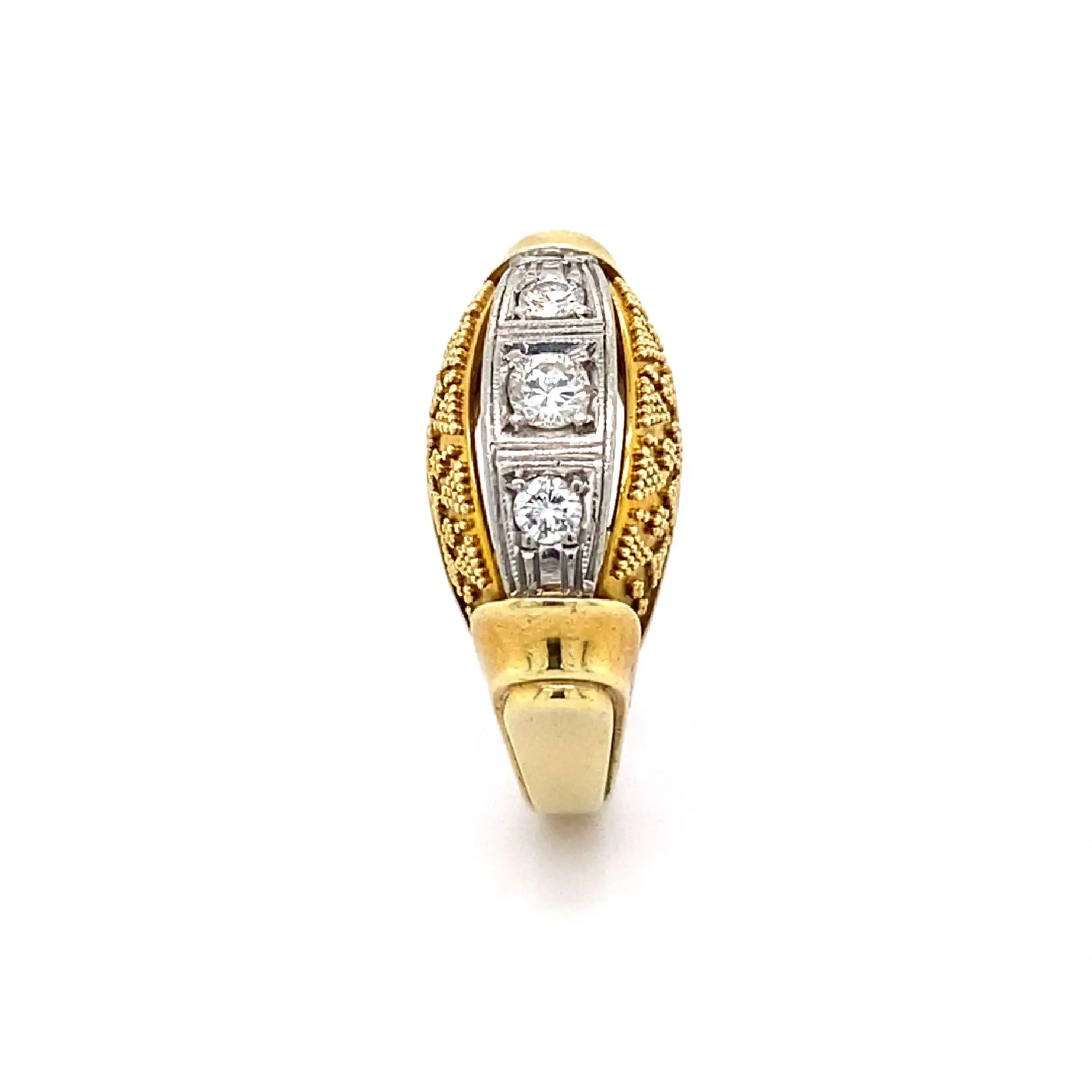 Ring Bicolor mit Brillanten Ring Bicolor mit Brillanten