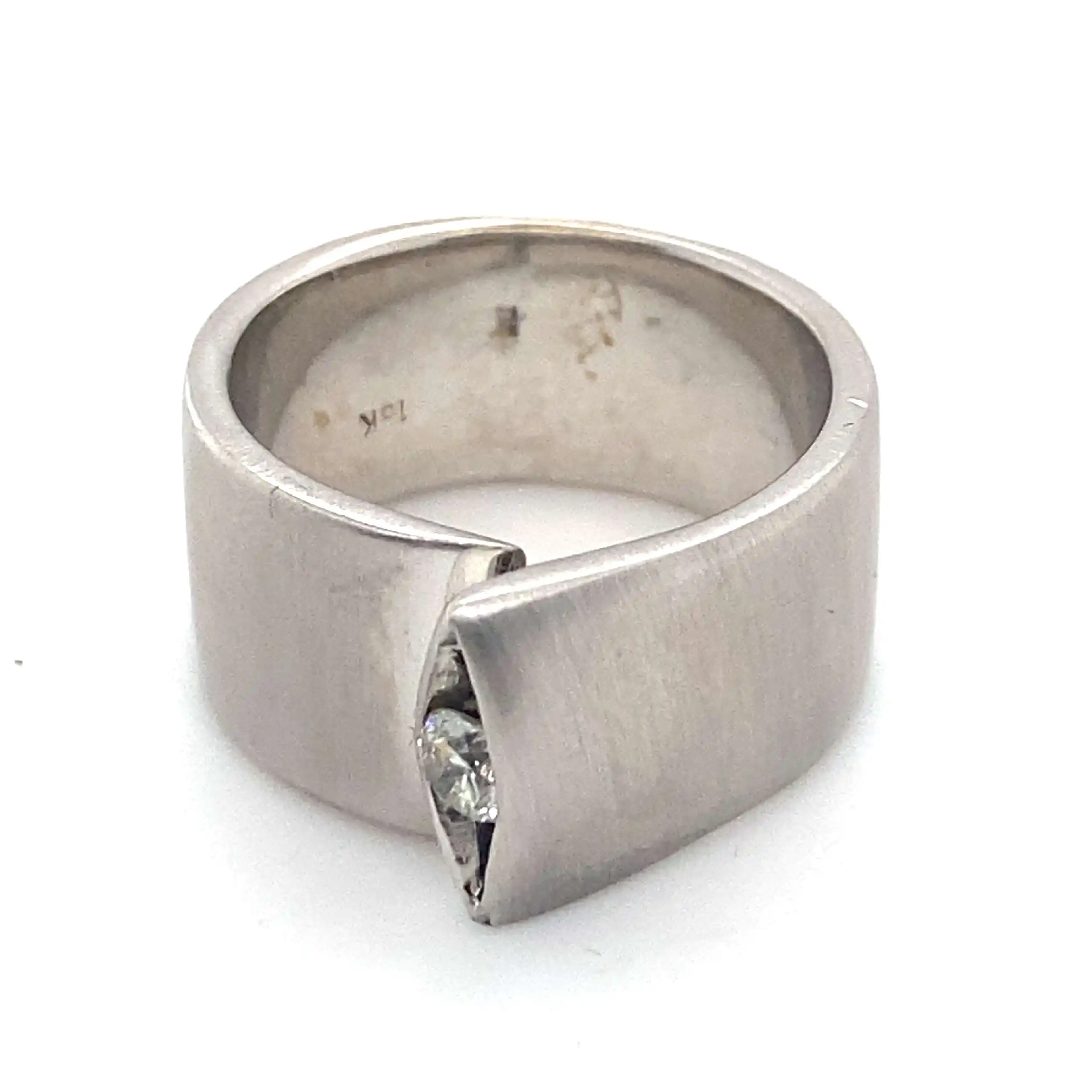 Solitärring Weißgold mit Brillant Solitärring Weißgold mit Brillant