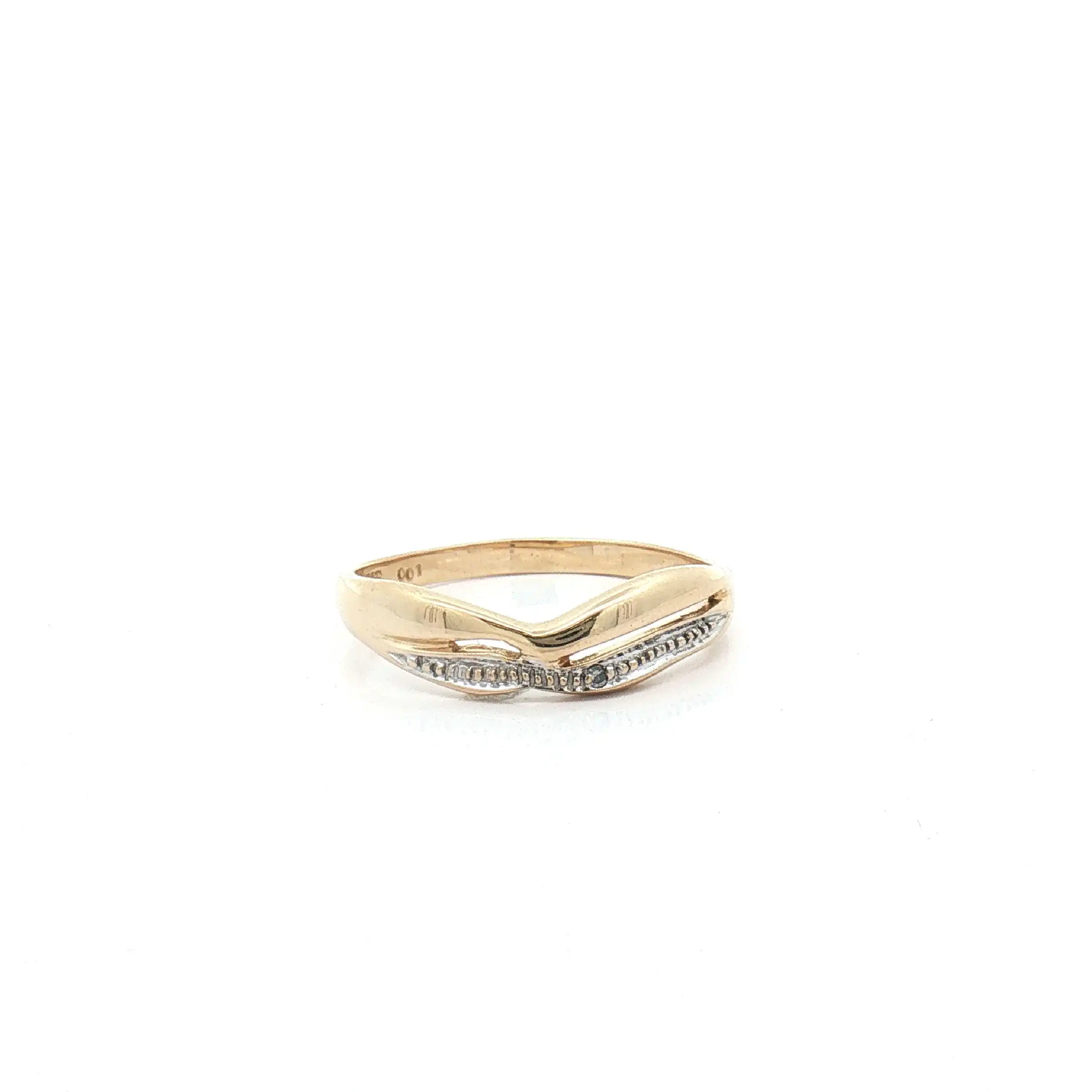 Ring Bicolor mit Diamant Ring Bicolor mit Diamant