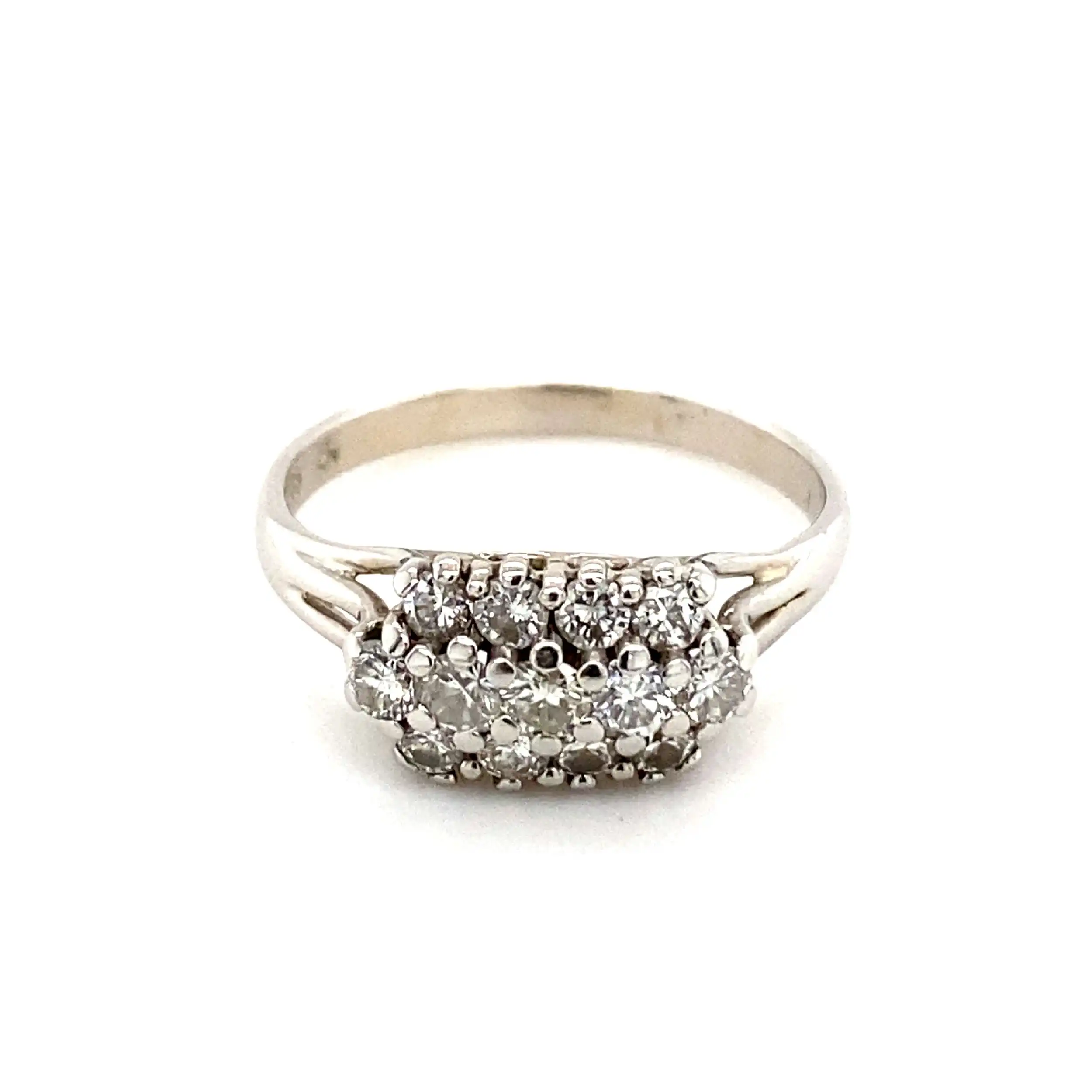 Ring Weißgold mit Brillanten Ring Weißgold mit Brillanten