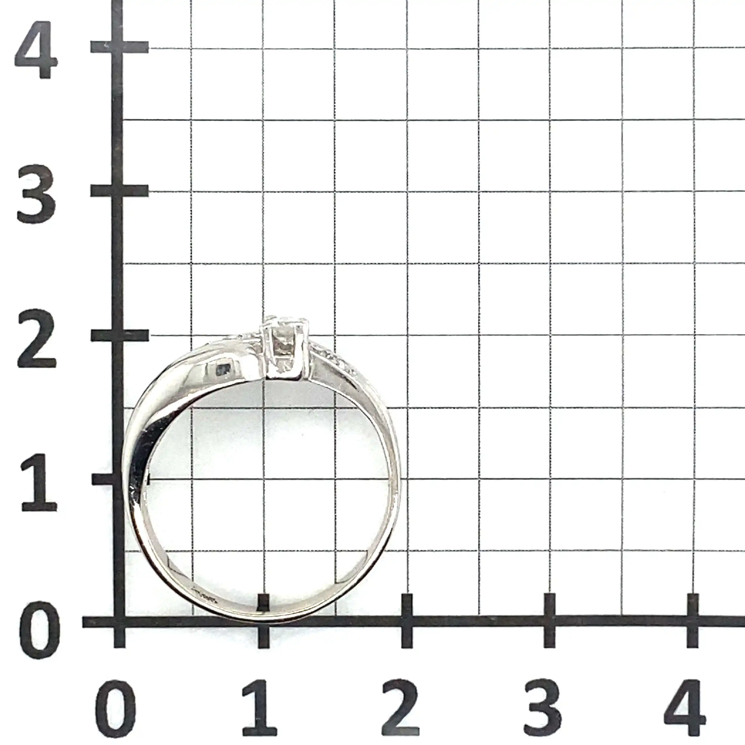 Ring Weißgold mit Brillant und Diamanten