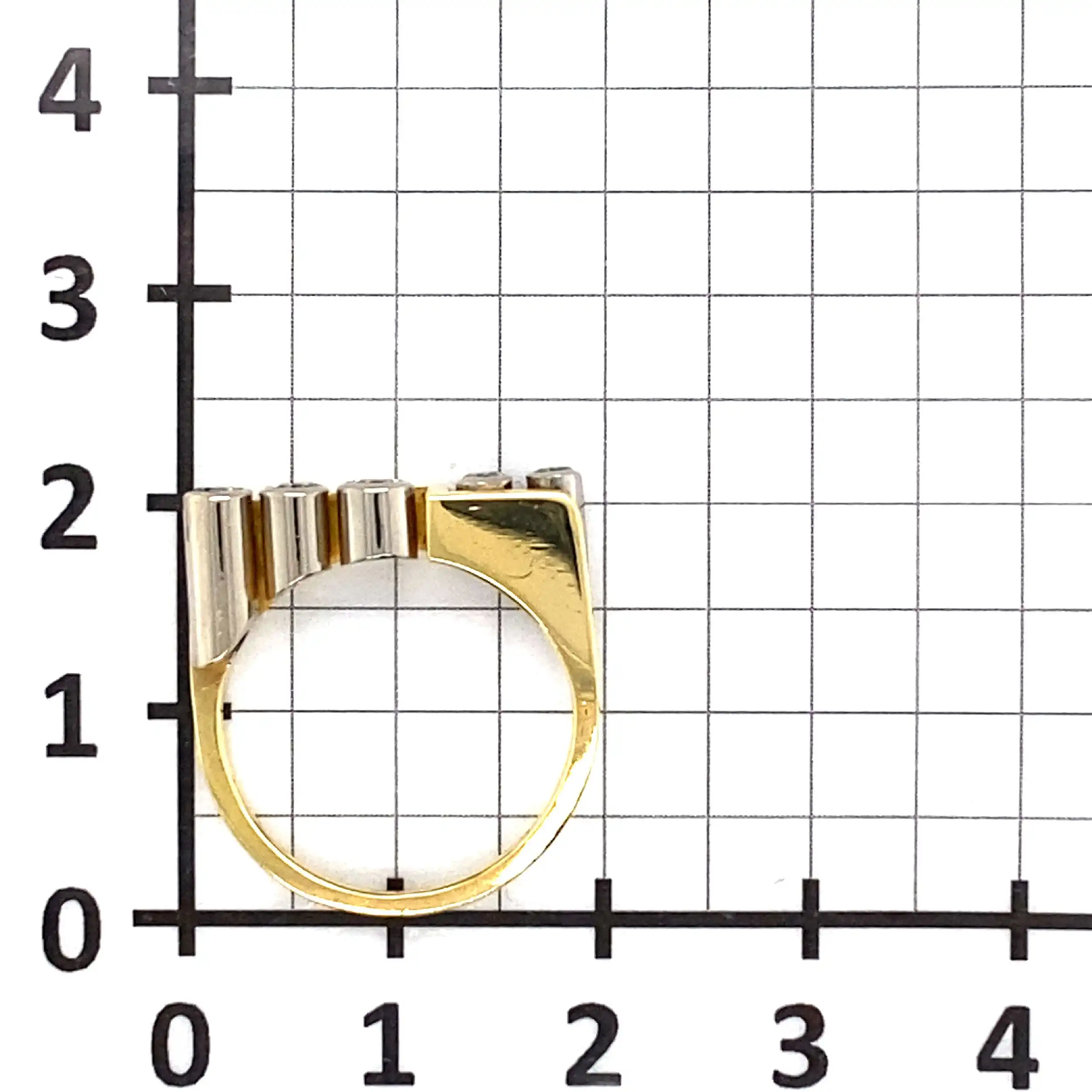 Ring Bicolor mit Brillanten Ring Bicolor mit Brillanten