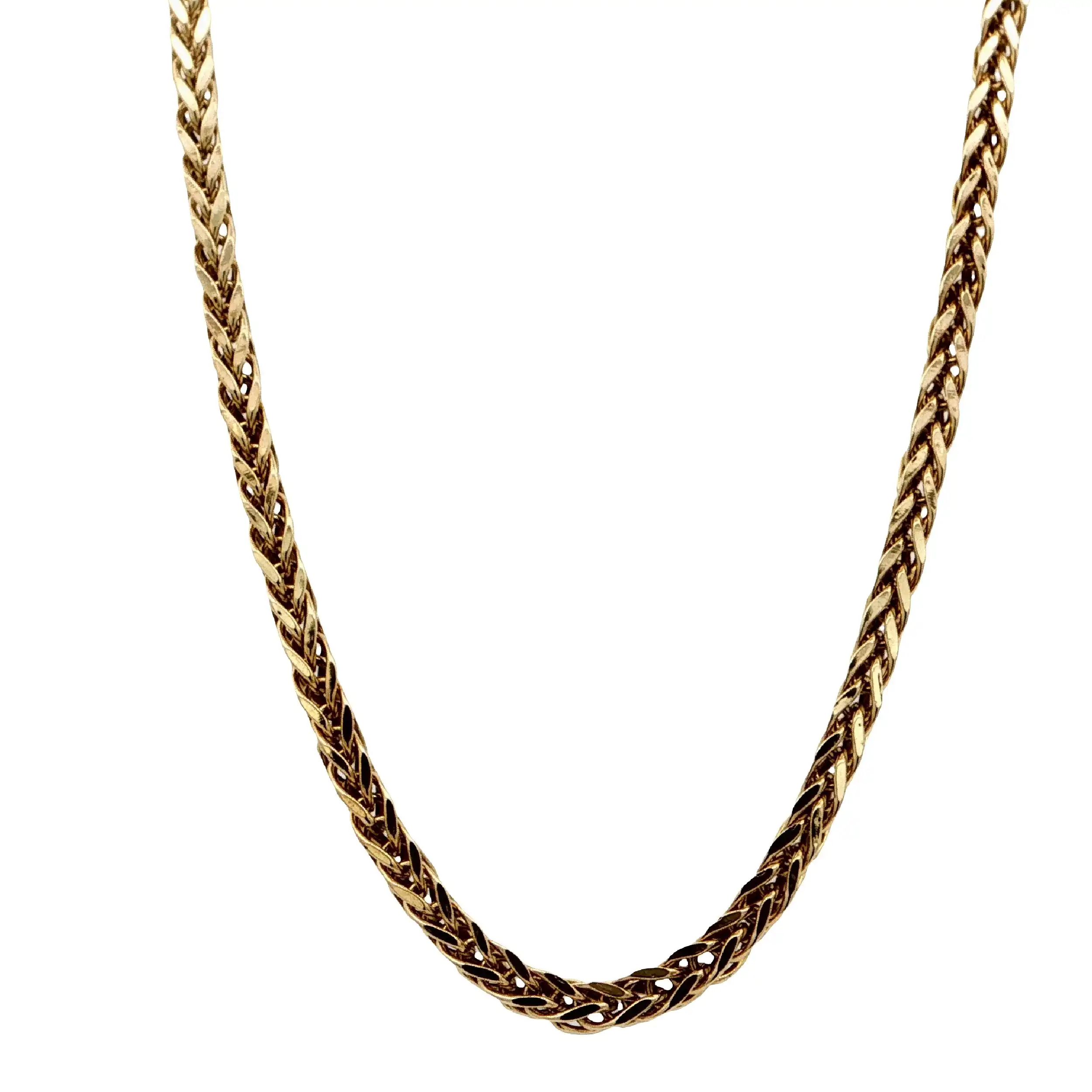 Zopfkette Gelbgold Zopfkette Gelbgold