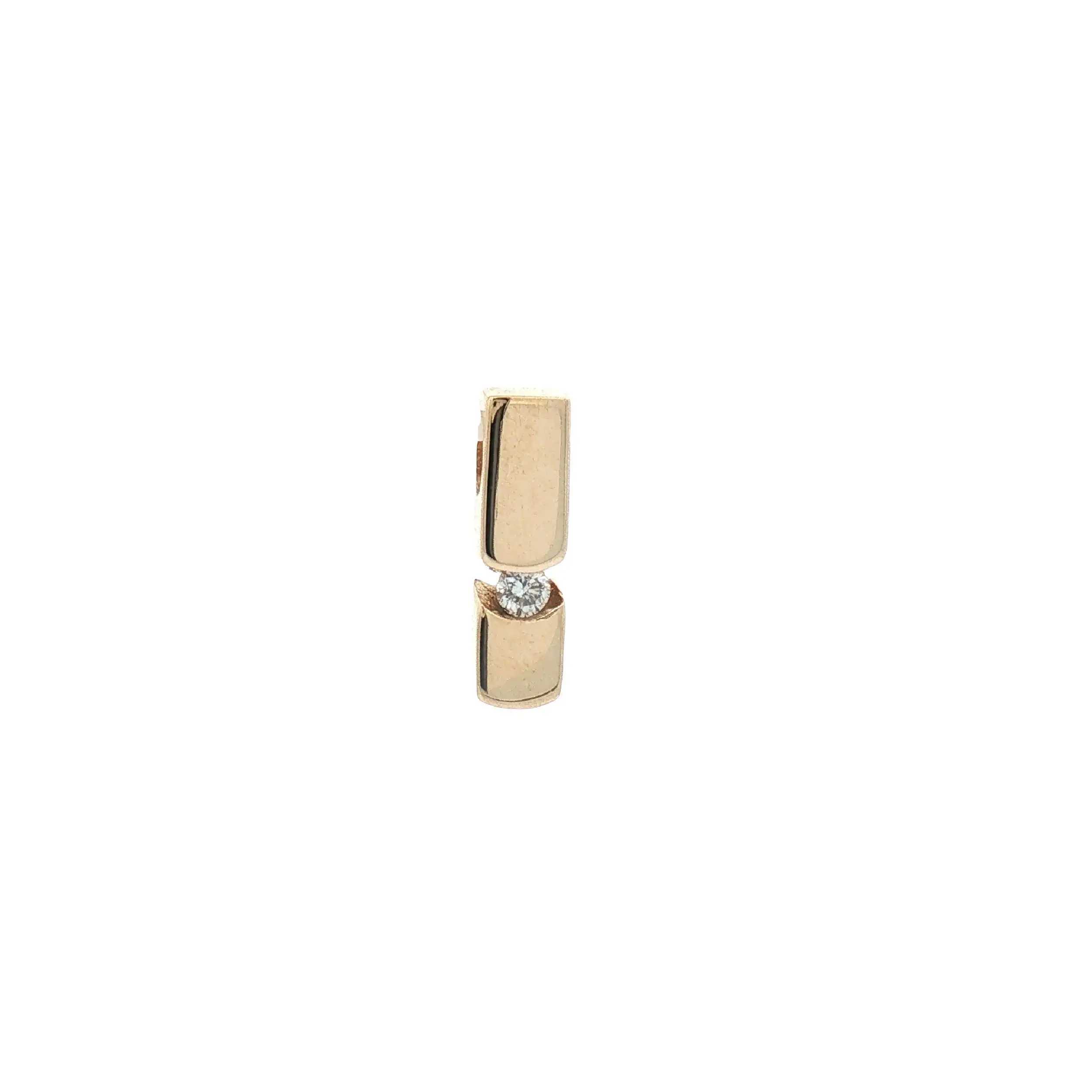 Anhänger Gelbgold mit Brillant Anhänger Gelbgold mit Brillant