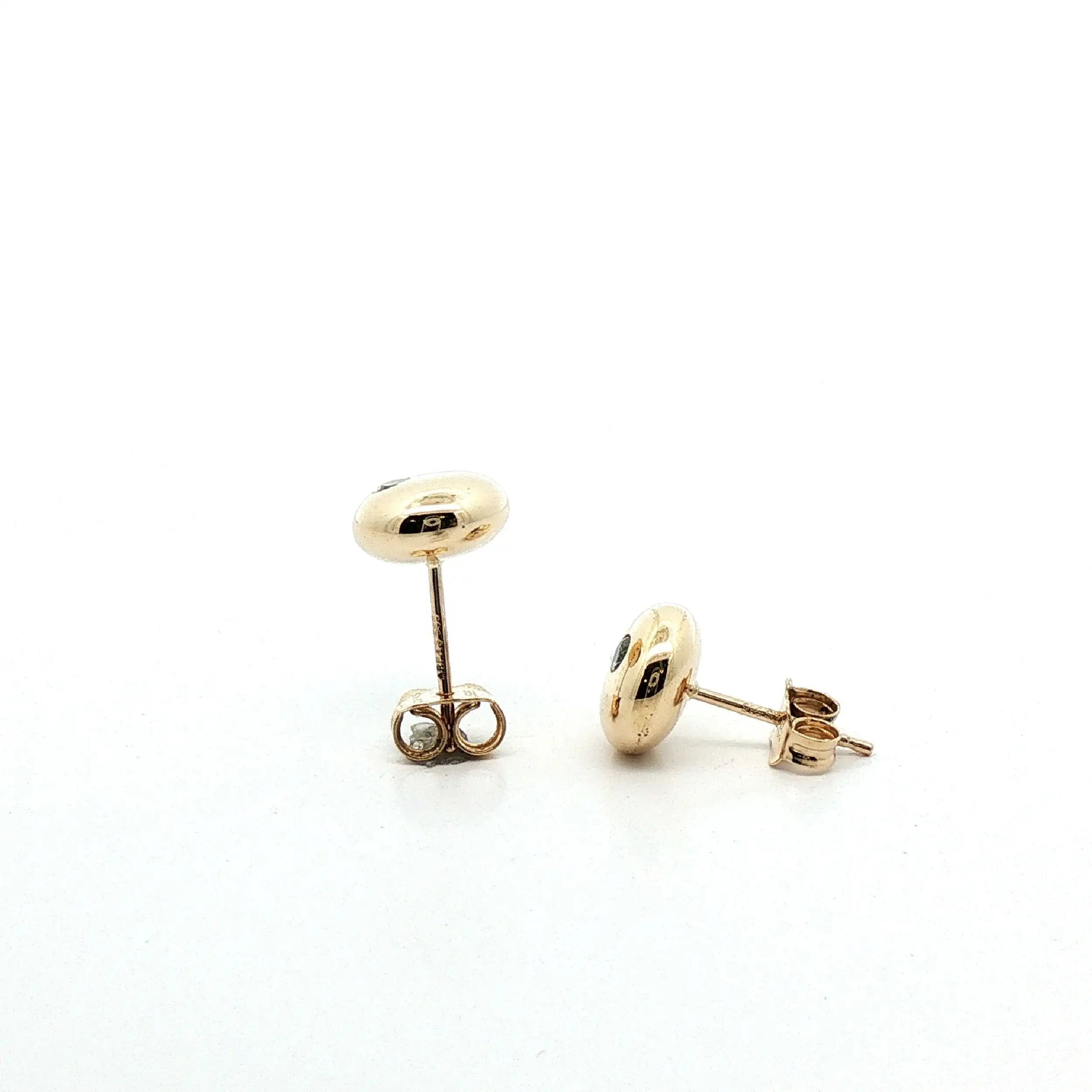 Ohrstecker Gelbgold mit Zirkonia