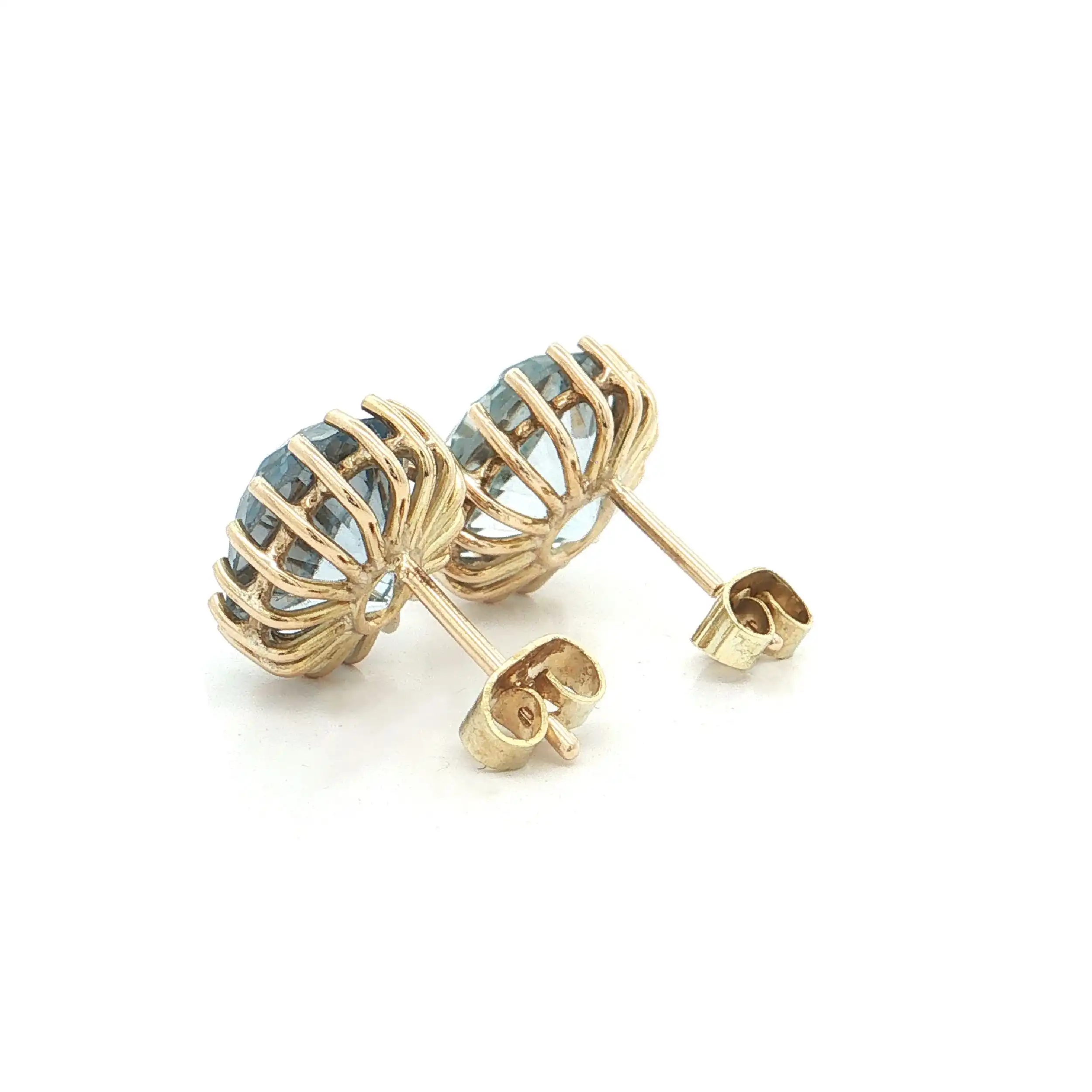 Ohrstecker Gelbgold mit Spinell