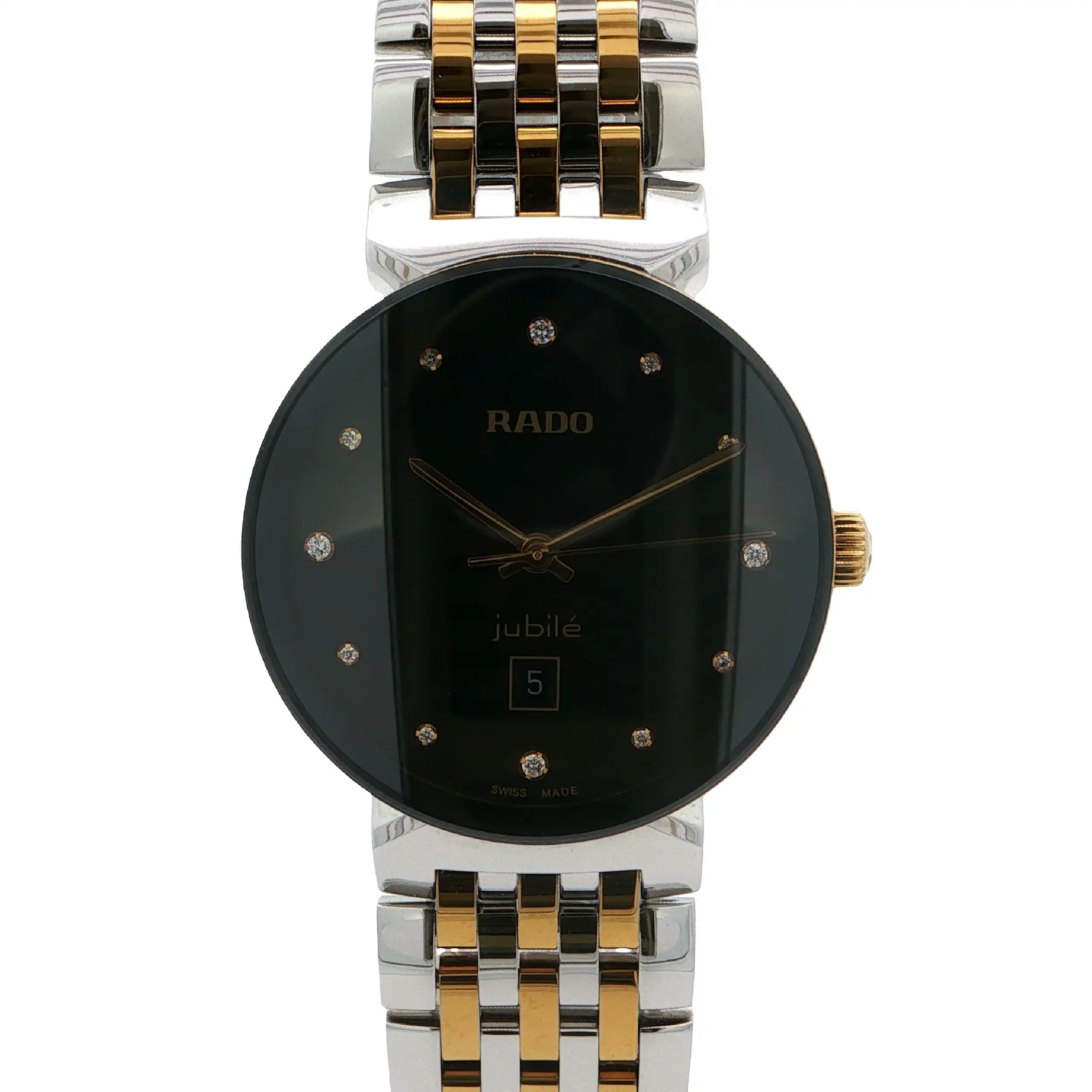 Damenuhr Rado Florence Classic Diamonds Stahl/Gold Fullset