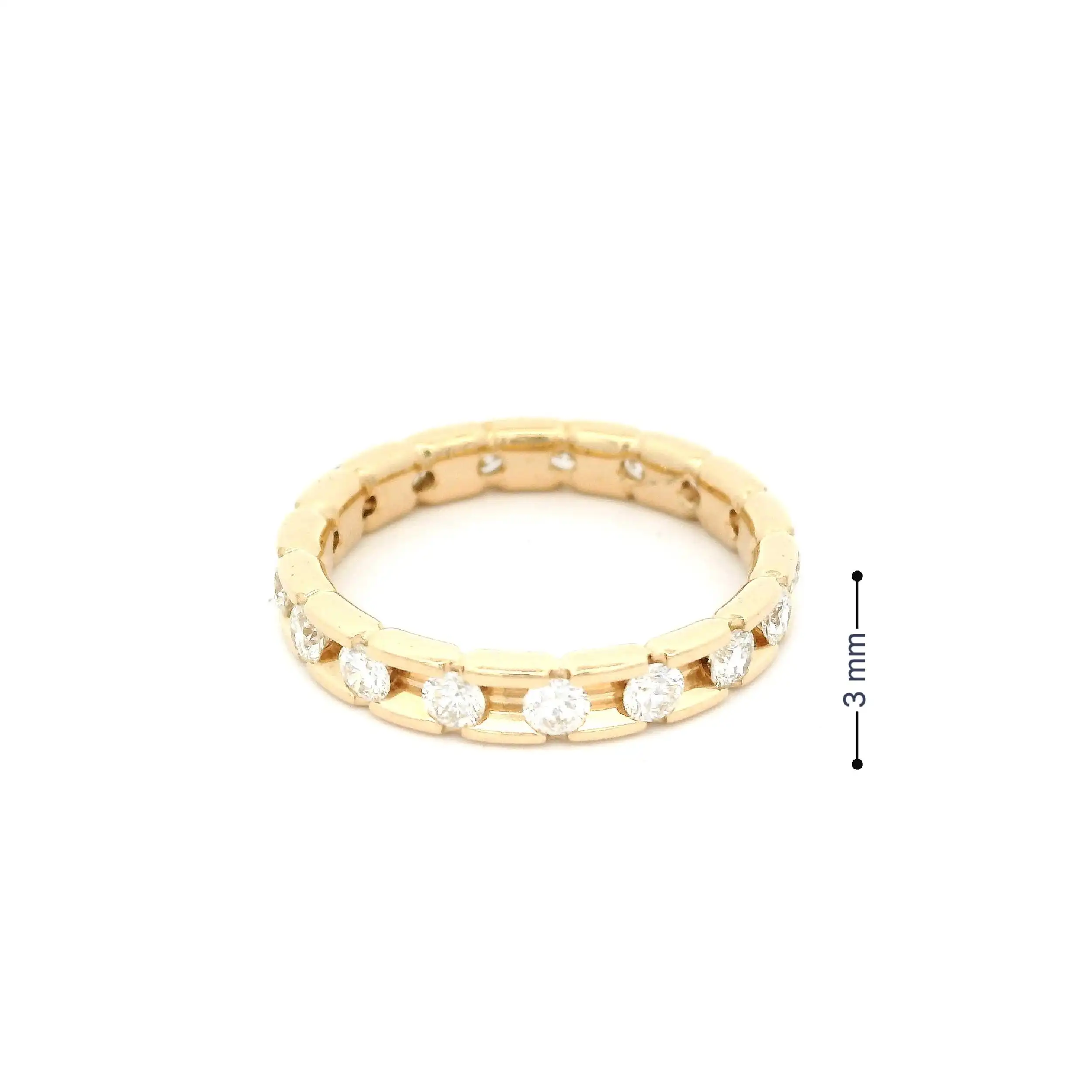 Ring Rotgold mit Brillanten Ring Rotgold mit Brillanten