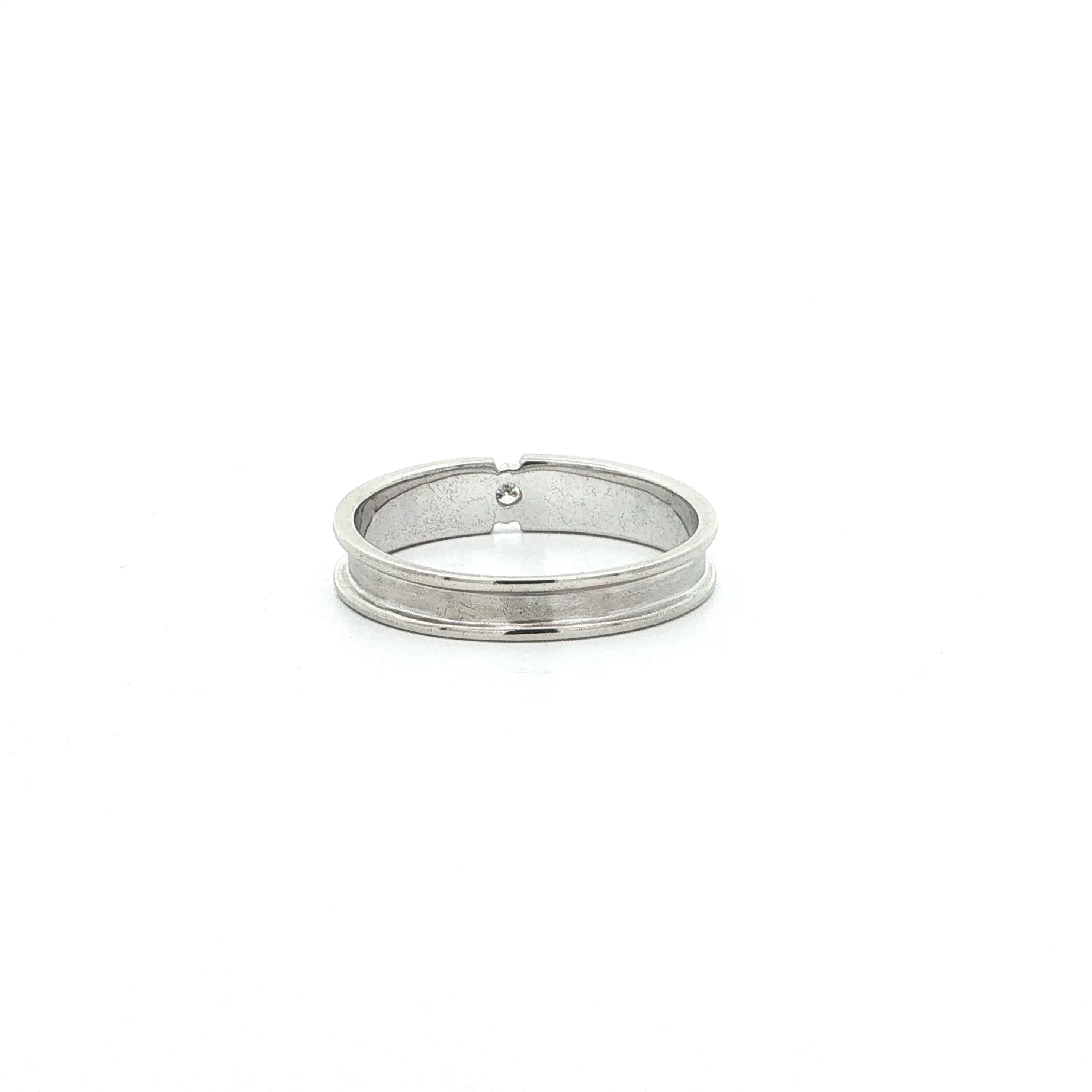Ring Weißgold mit Brillant Ring Weißgold mit Brillant