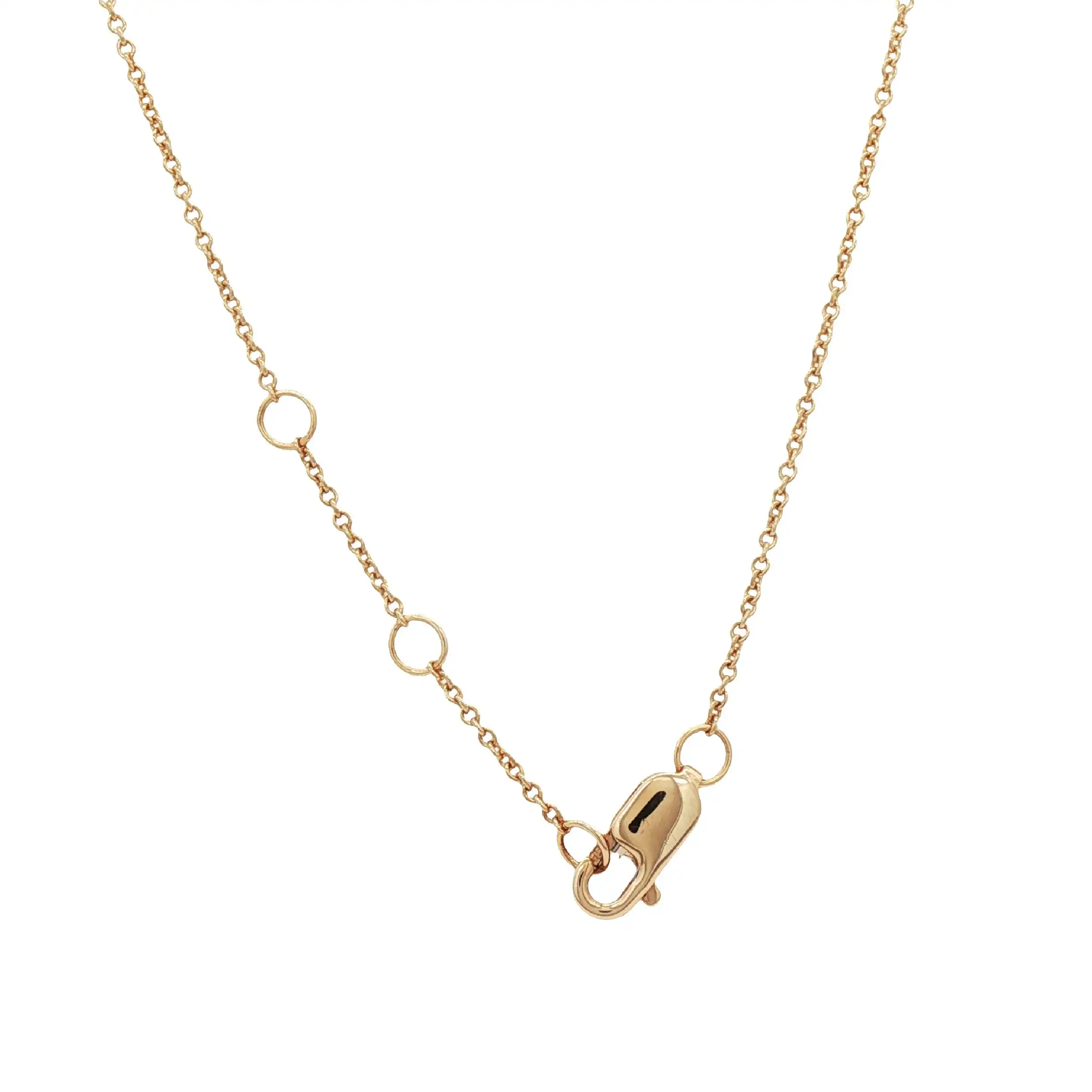 Ankercollier Gelbgold mit Brillanten Ankercollier Gelbgold mit Brillanten