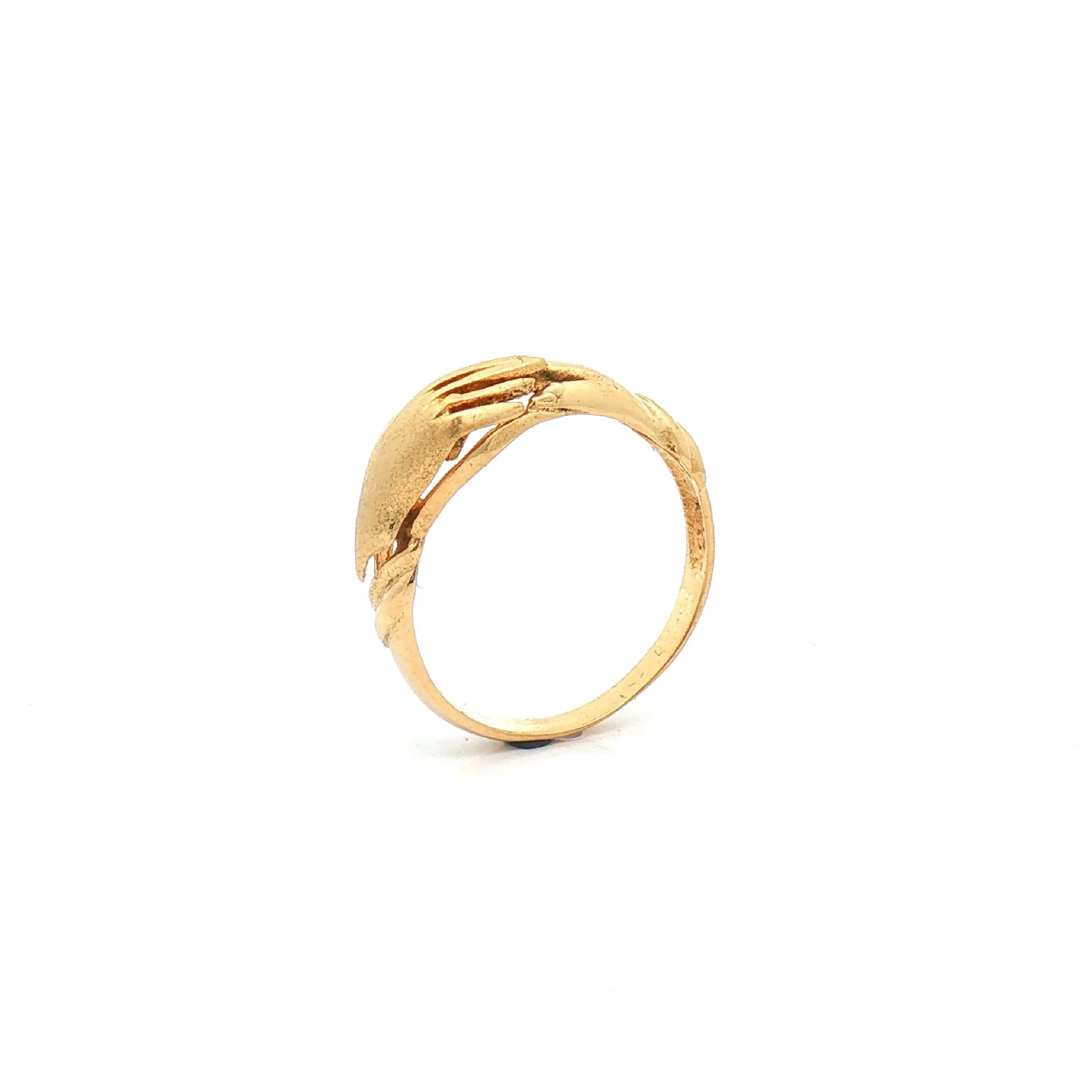 Ring Gelbgold 'Hände'