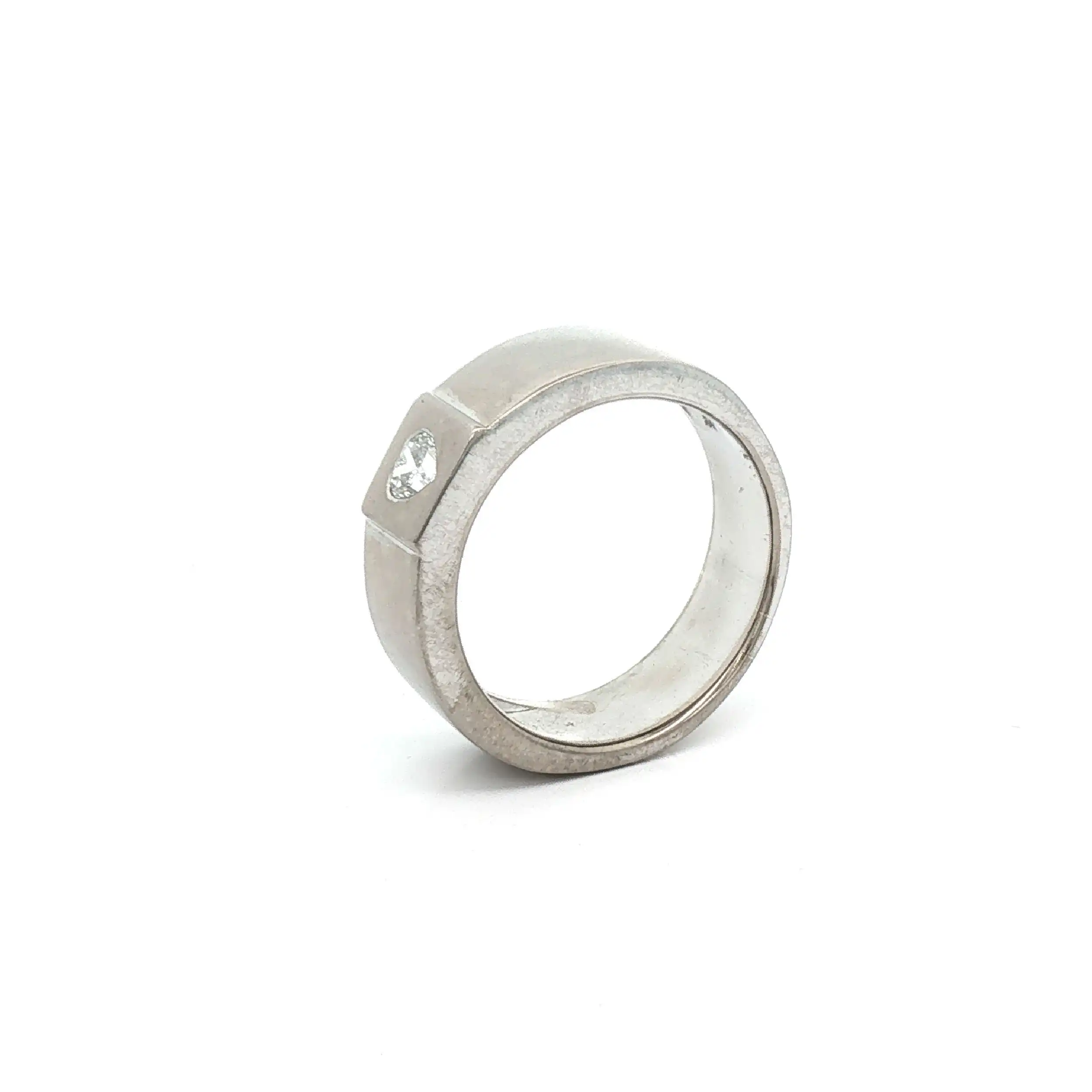 Ring Weißgold mit Brillant Herzchen Ring Weißgold mit Brillant Herzchen