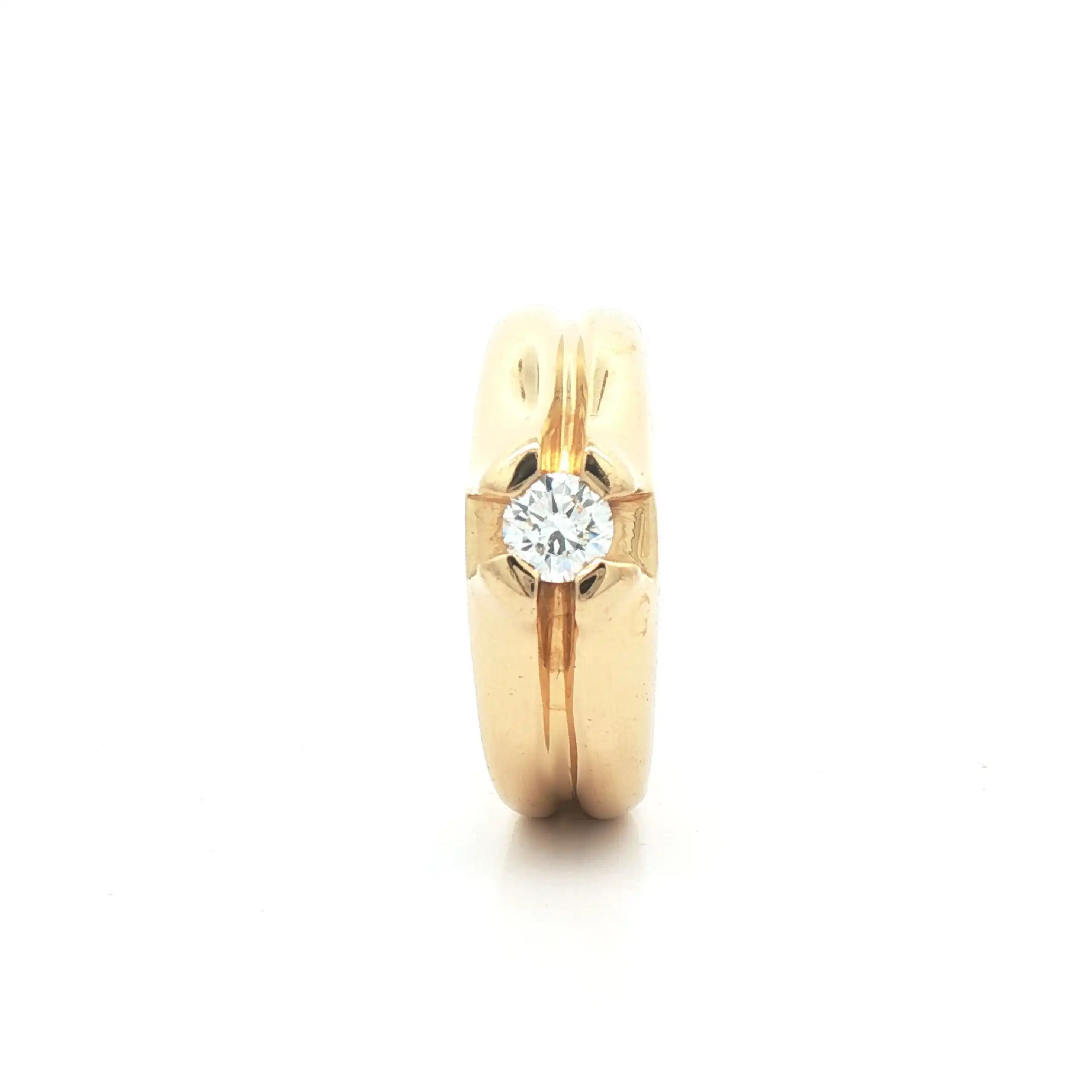 Ring Gelbgold mit Brillant
