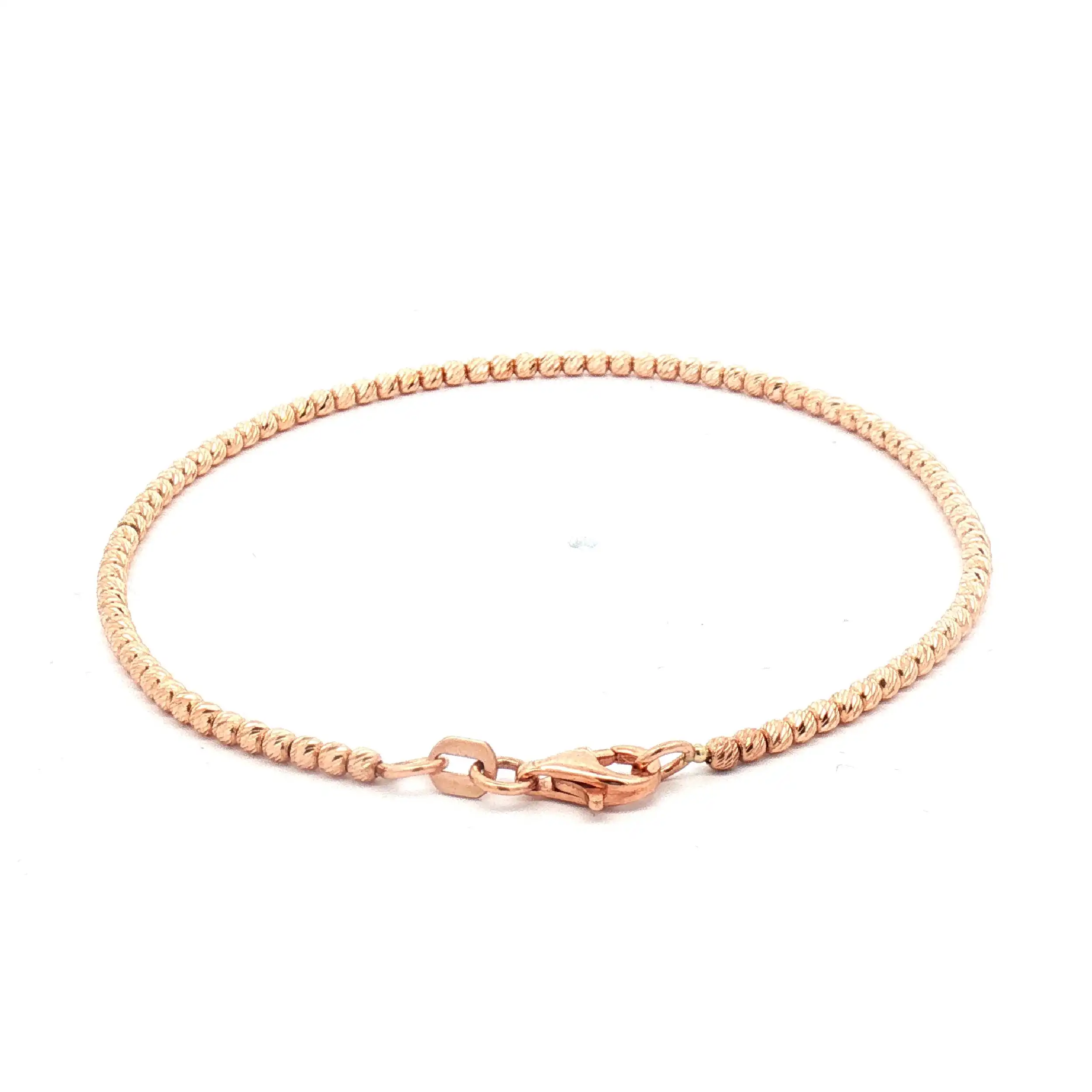 Armband Rotgold Kügelchen diamantiert Armband Rotgold Kügelchen diamantiert