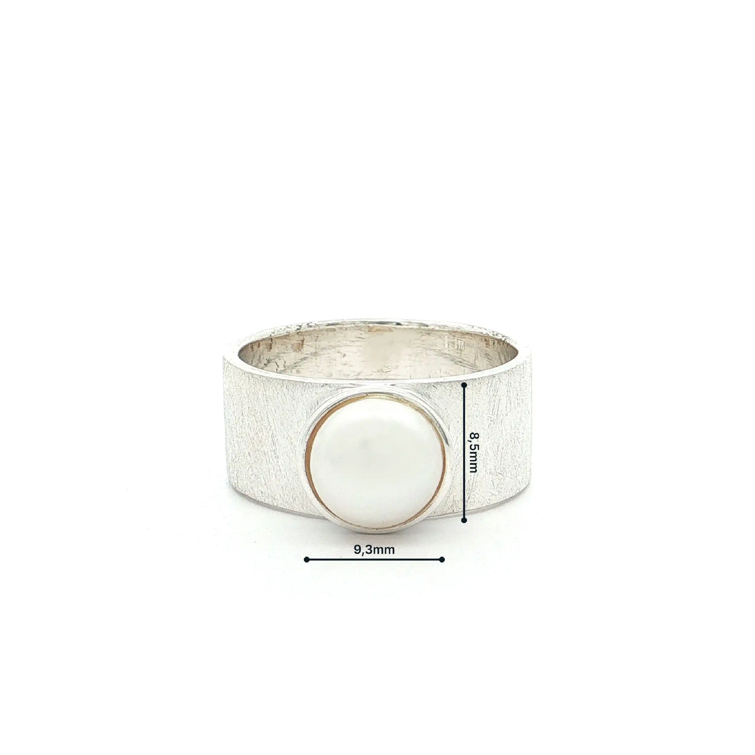 Ring Silber mit Perle