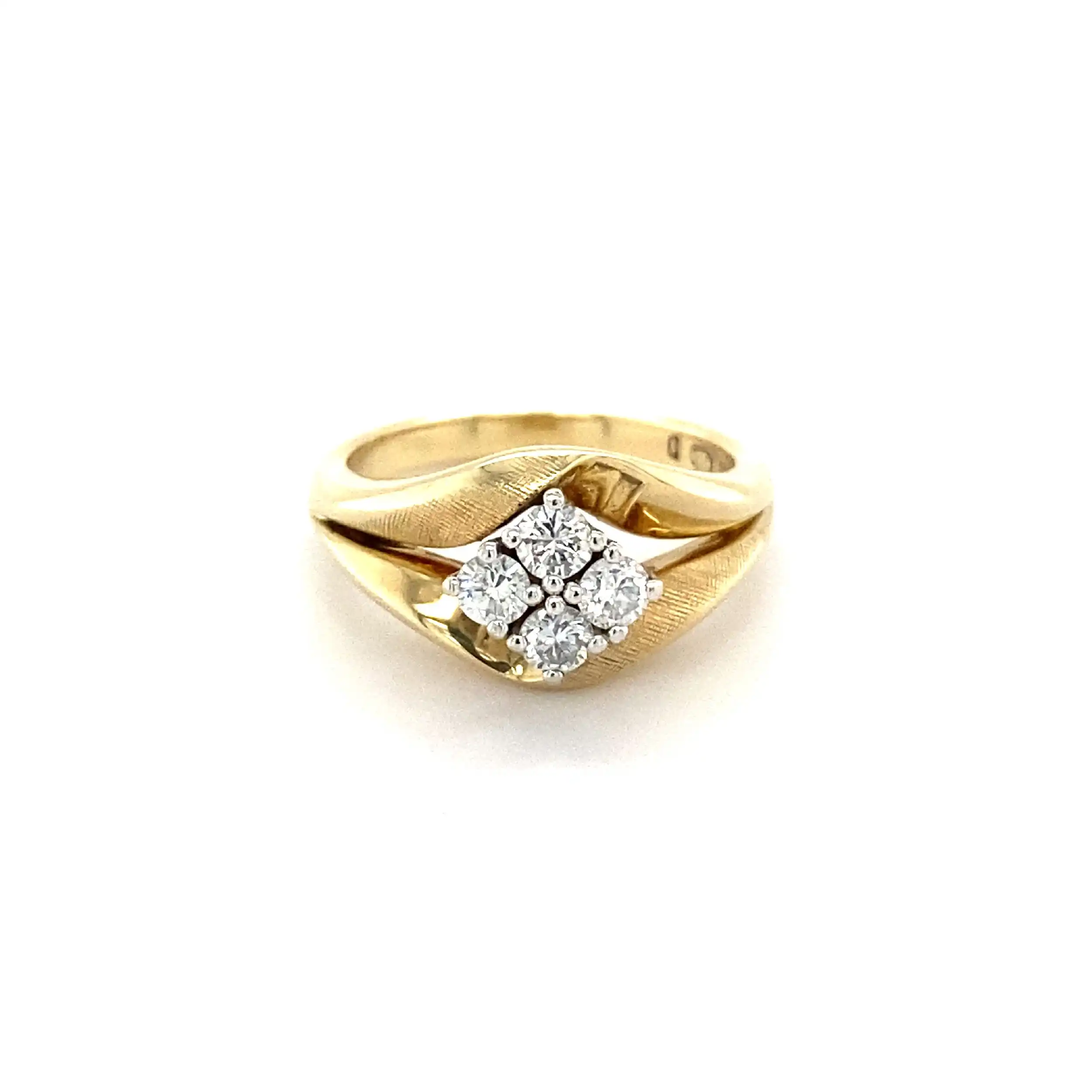Ring Gelbgold mit Brillanten Ring Gelbgold mit Brillanten