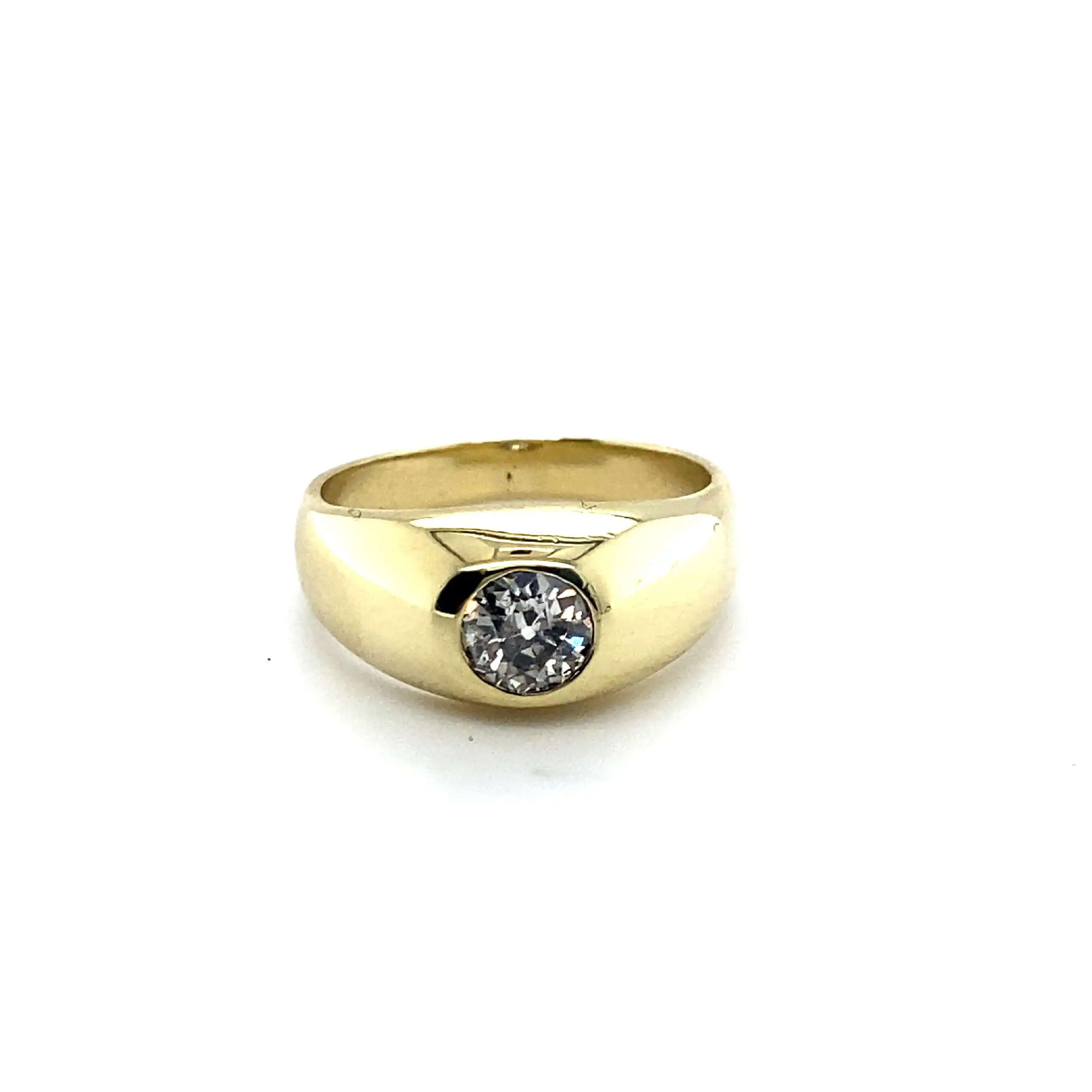 Herrenring mit Altschliffdiamant Herrenring mit Altschliffdiamant