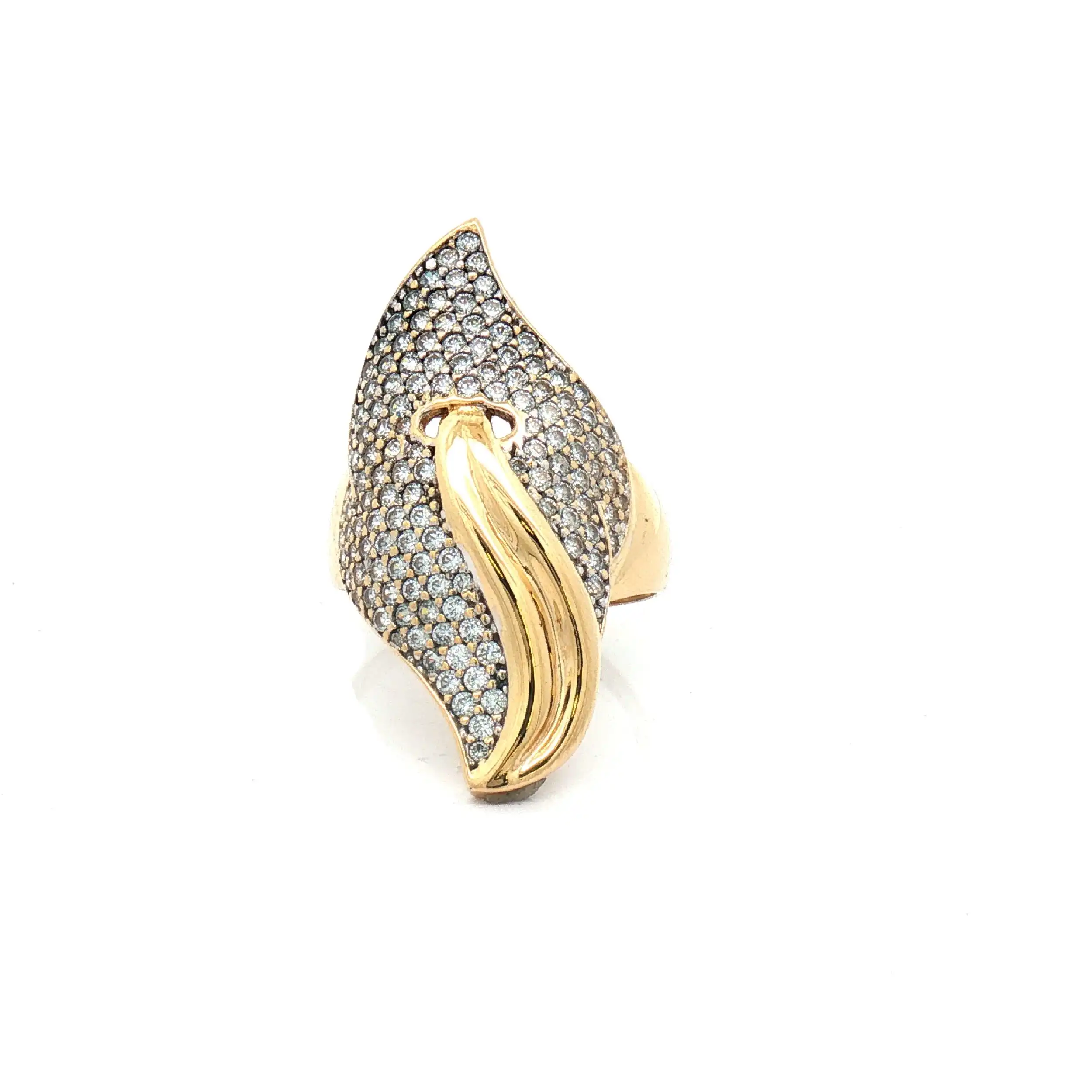 Ring Gelbgold mit Zirkonia Ring Gelbgold mit Zirkonia