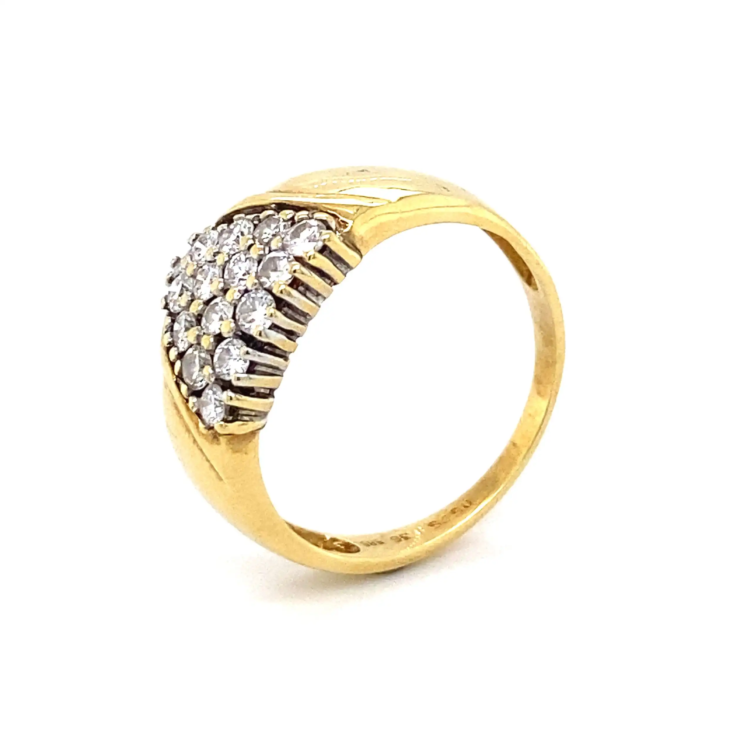 Ring Gelbgold mit Brillanten Ring Gelbgold mit Brillanten