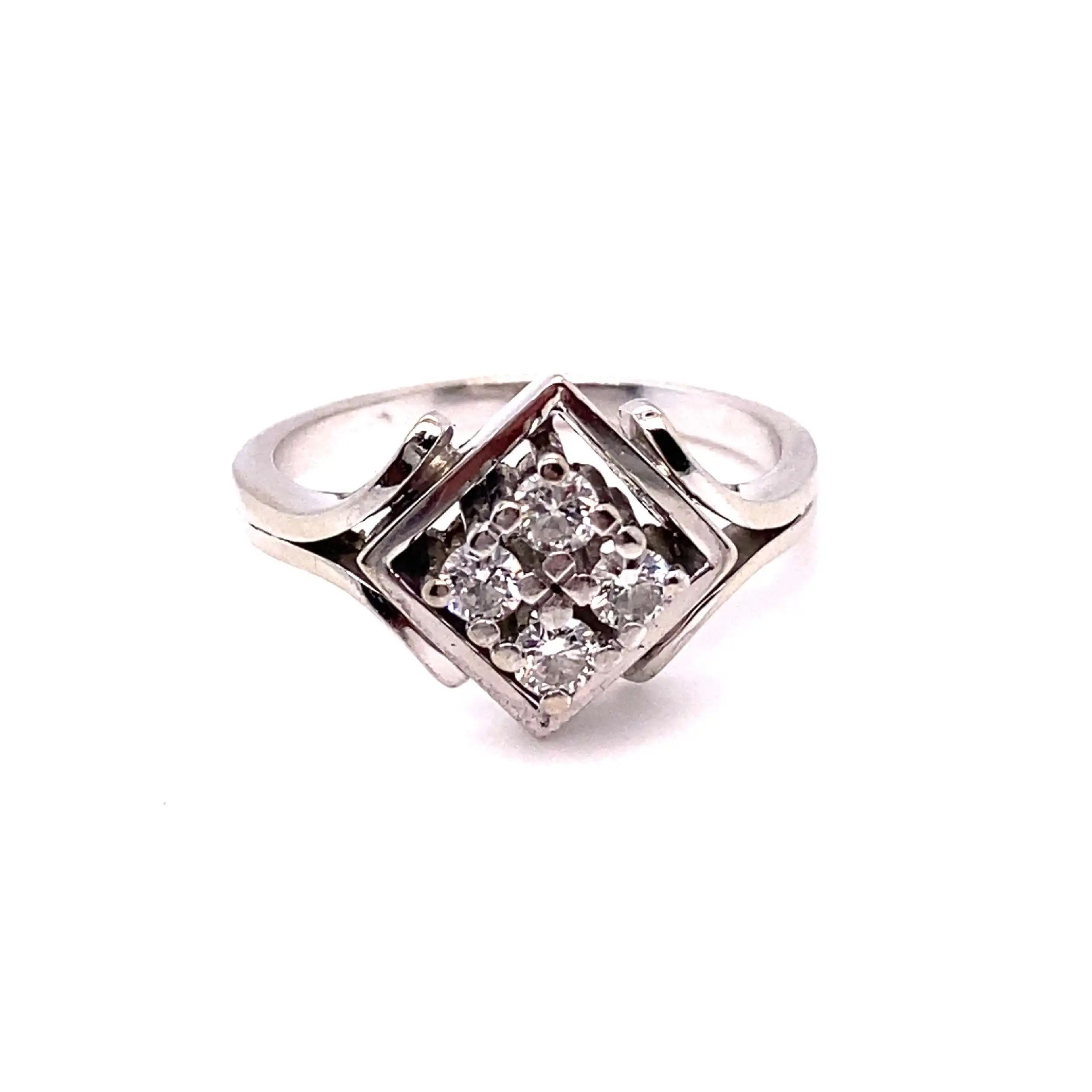 Ring Weißgold mit Brillanten Ring Weißgold mit Brillanten