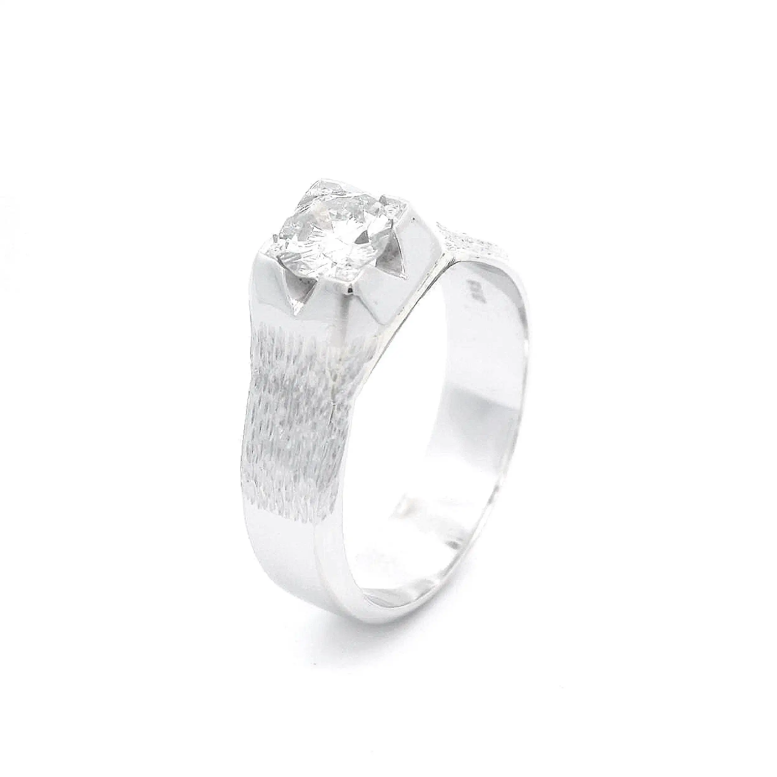 Solitärring Weißgold mit Brillant