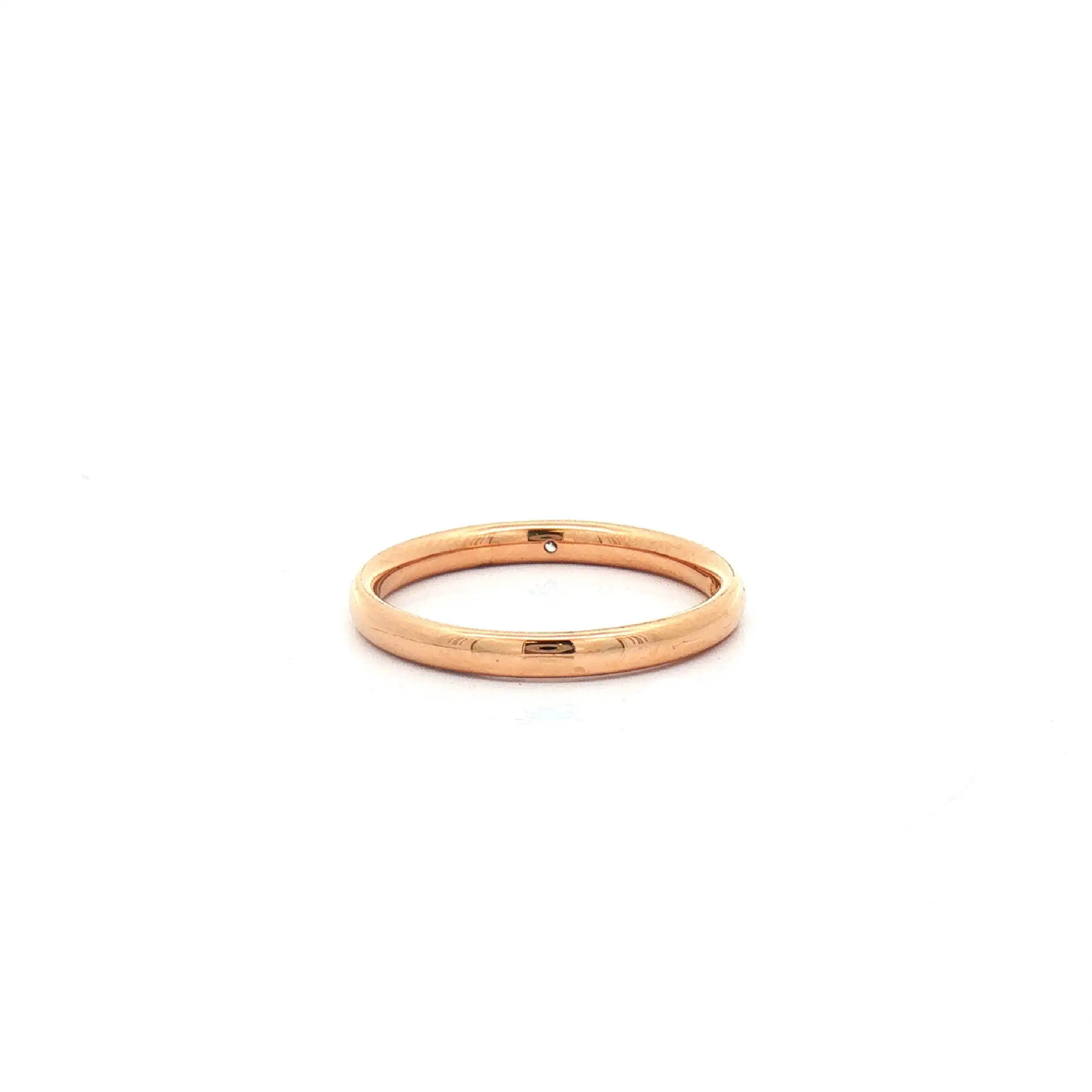 Trauring Gelbgold mit Brillant