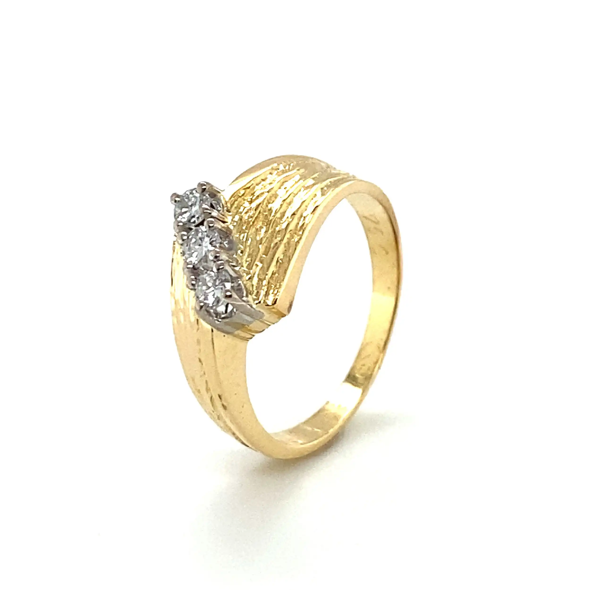 Ring Gelbgold mit Brillanten Ring Gelbgold mit Brillanten