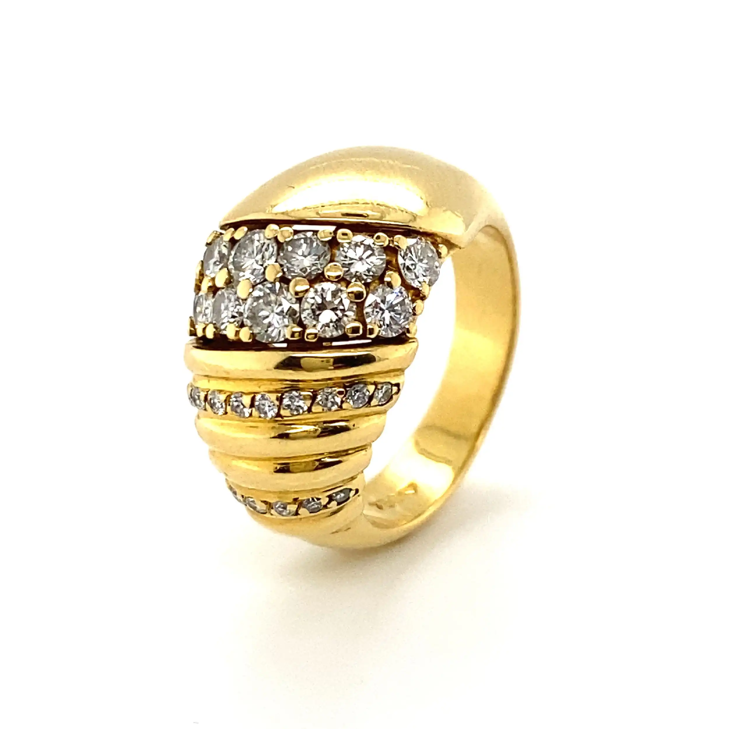 Ring Gelbgold mit Brillanten Ring Gelbgold mit Brillanten