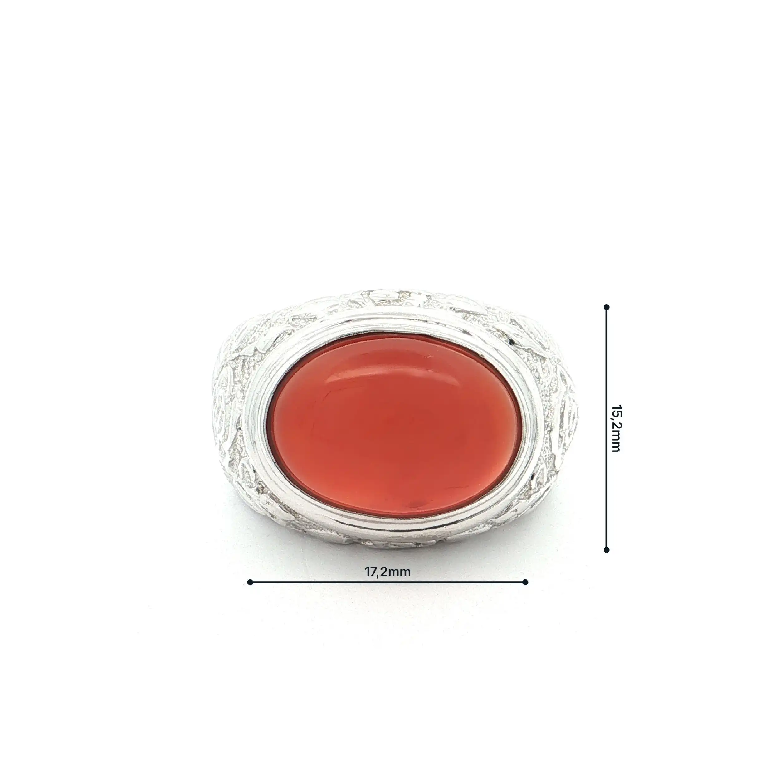 Ring Silber mit Karneol
