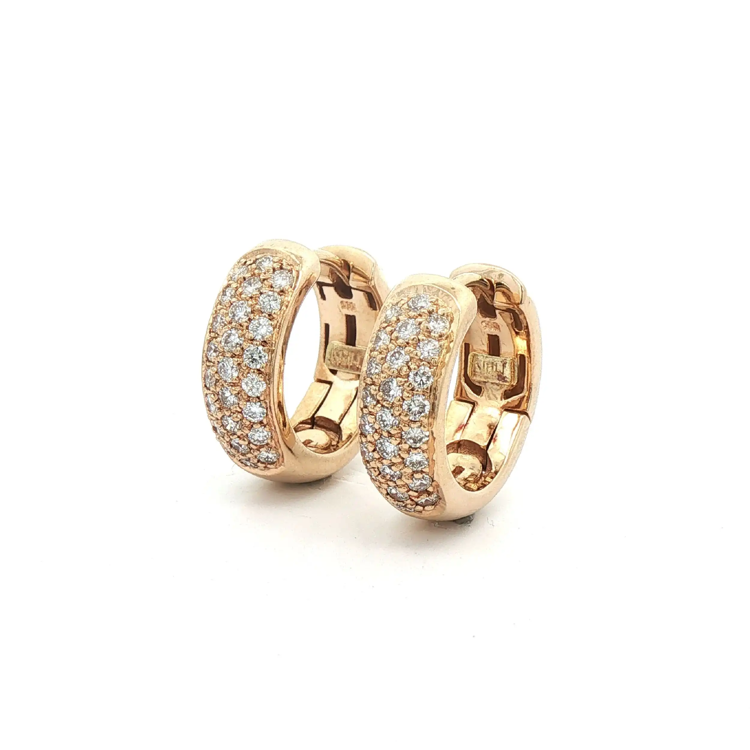 Creolen Gelbgold mit Brillanten Creolen Gelbgold mit Brillanten