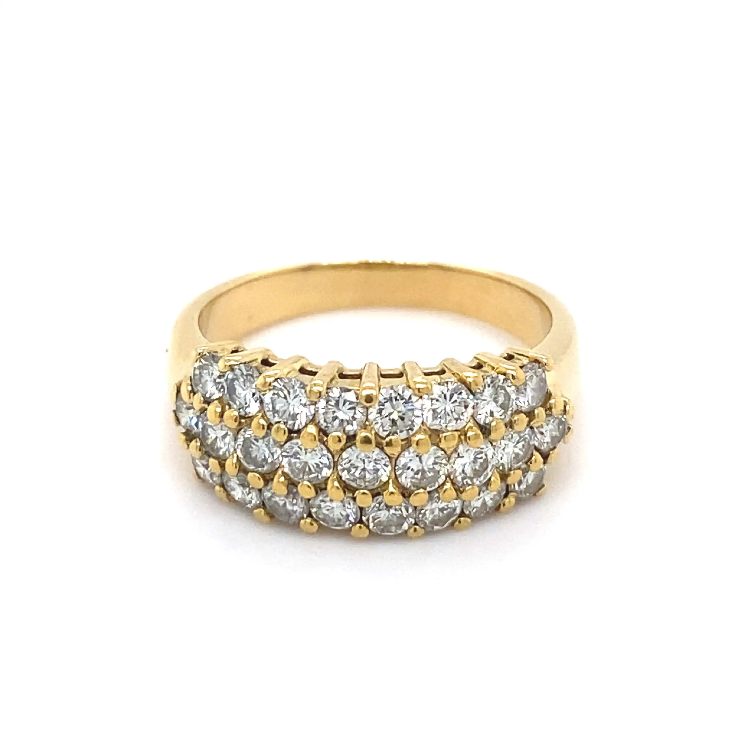 Ring Gelbgold mit Brillanten