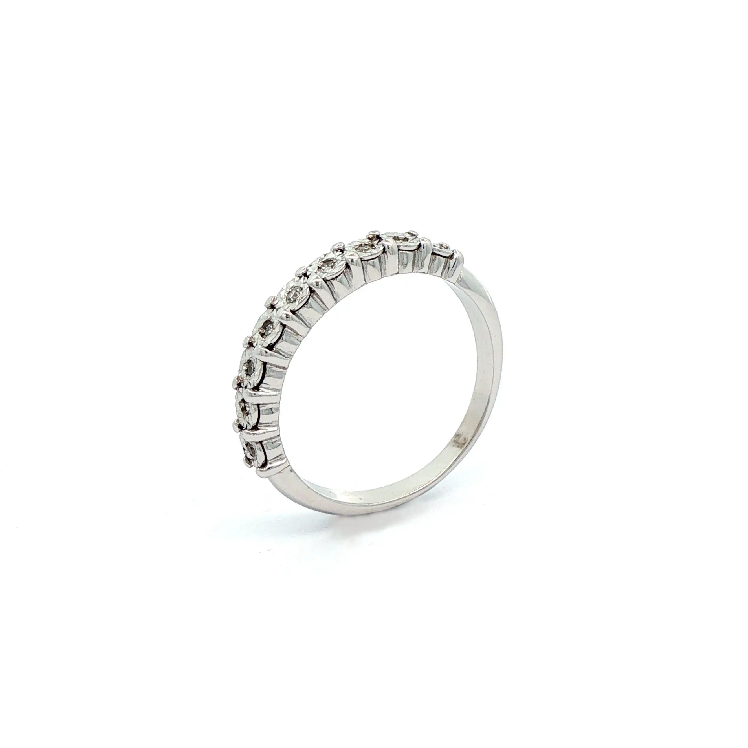 Ring Weißgold mit Diamanten