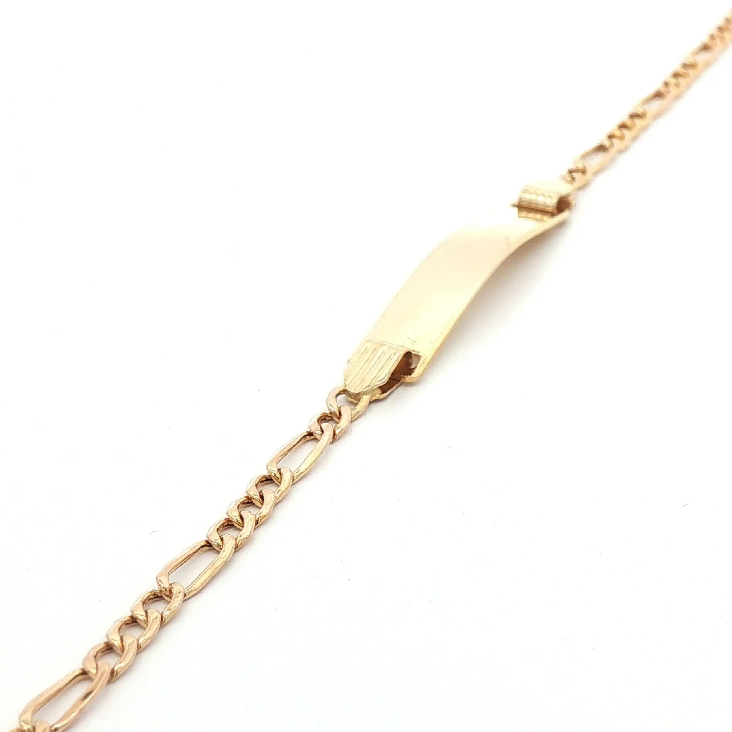 Kinderidentarmband Gelbgold