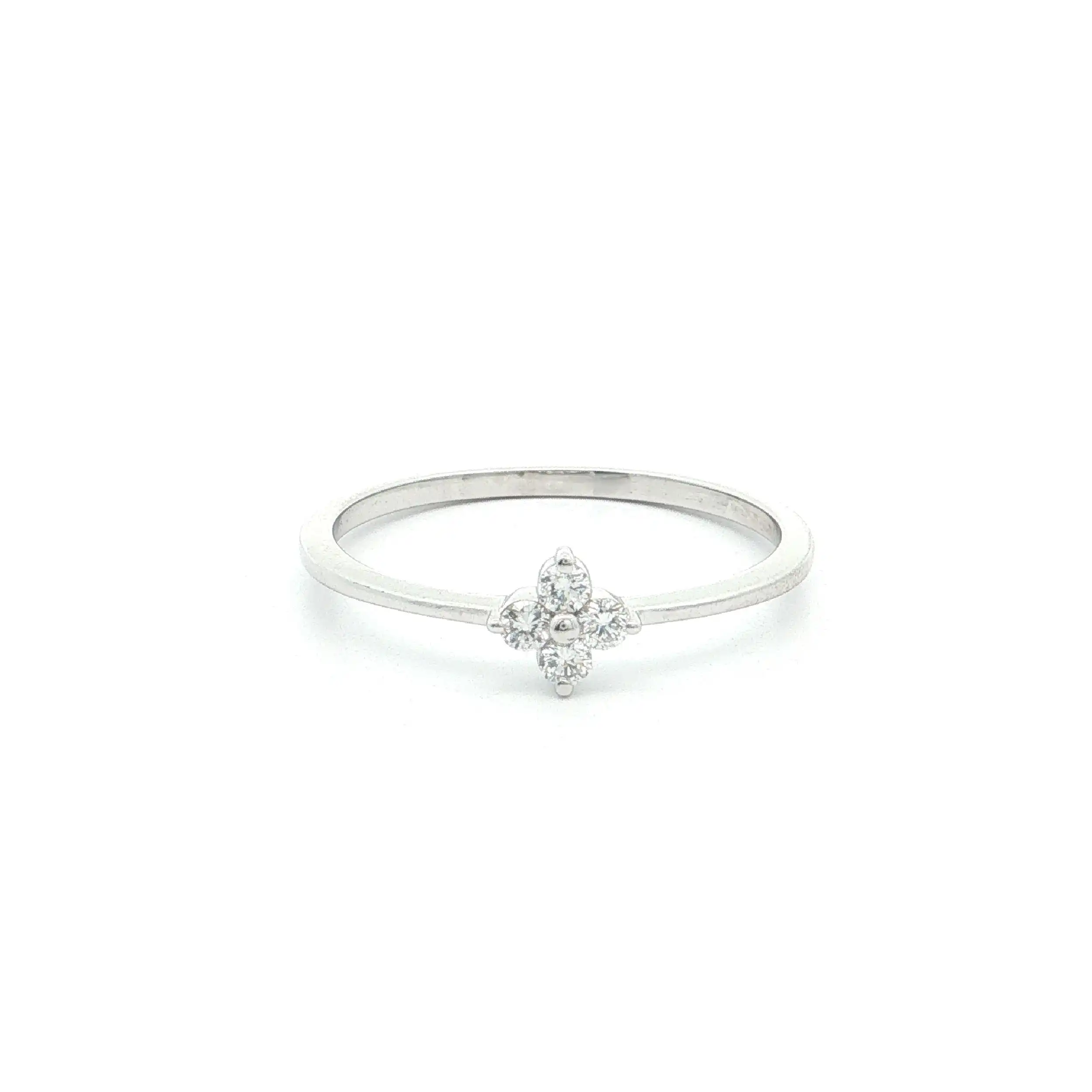Ring Weißgold mit Brillanten Ring Weißgold mit Brillanten