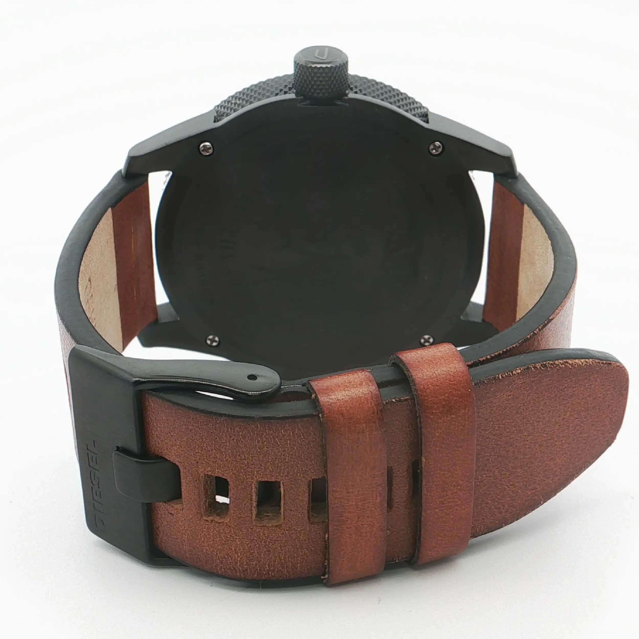 Herrenuhr Diesel Stahl/Leder Quarz