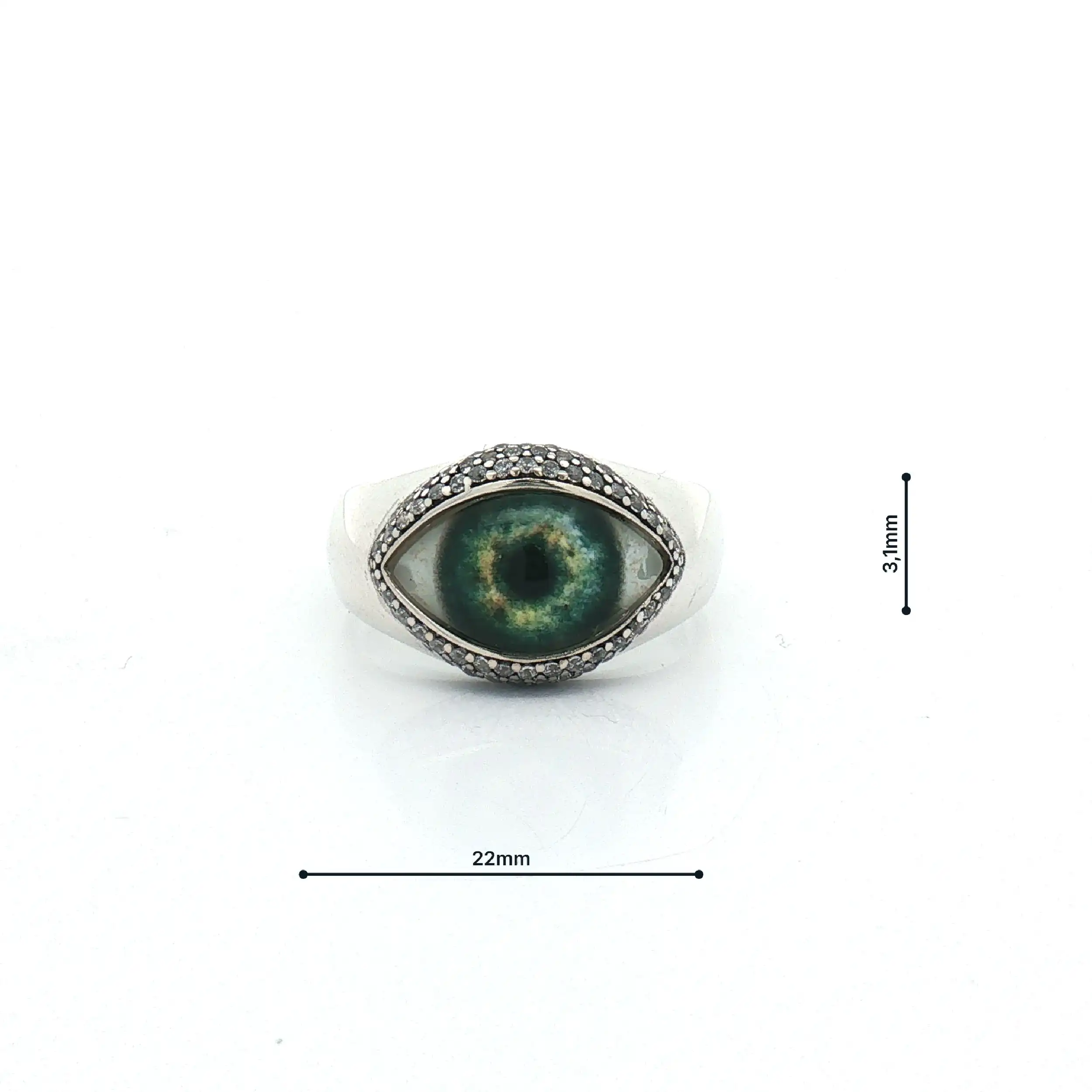Ring Silber mit Auge und Zirkonia Thomas Sabo Ring Silber mit Auge und Zirkonia Thomas Sabo